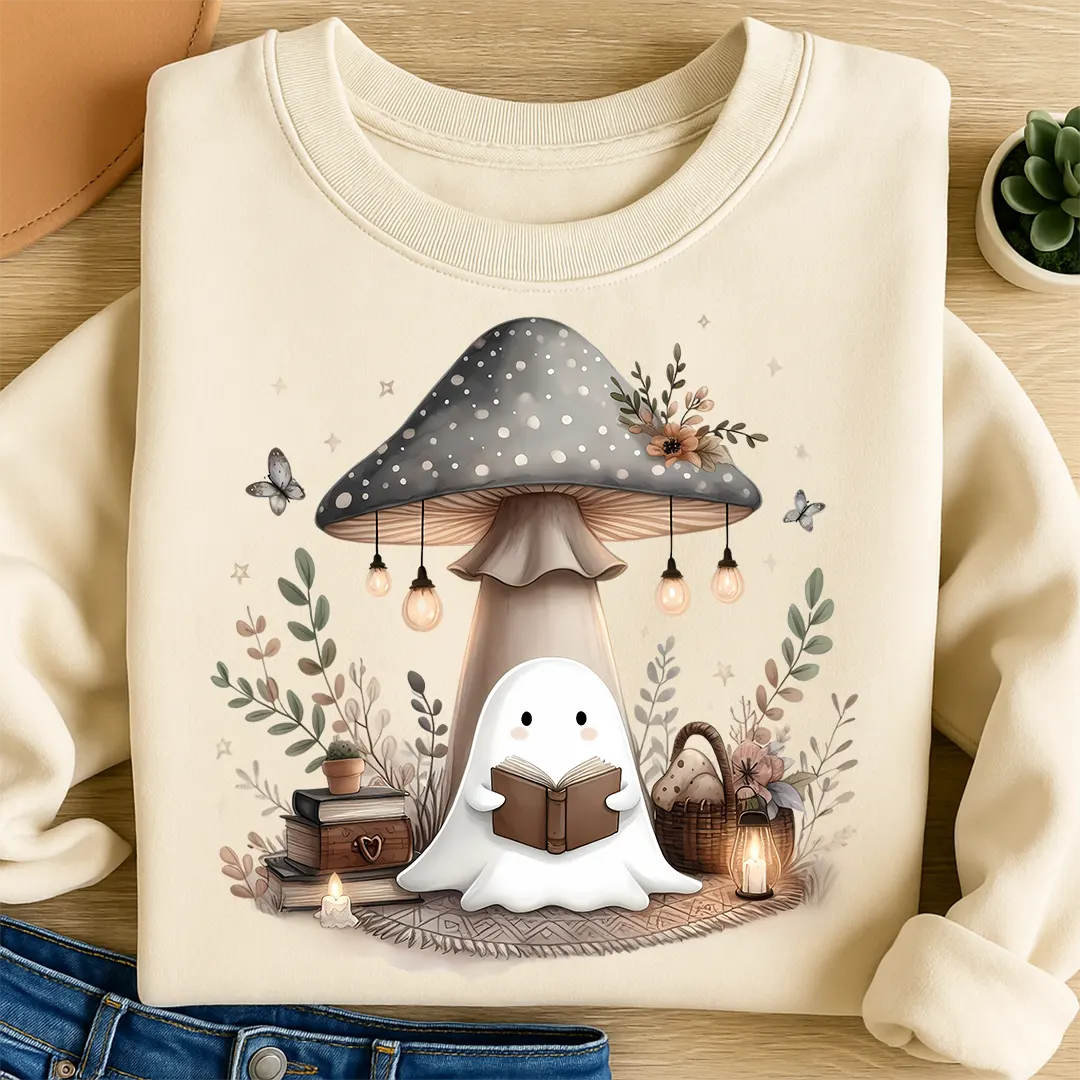 Bügelbild Märchengeist unterm Pilz