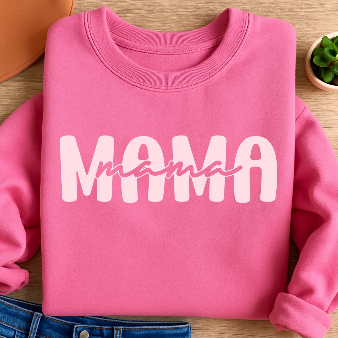 Bügelbild Mama Rosa