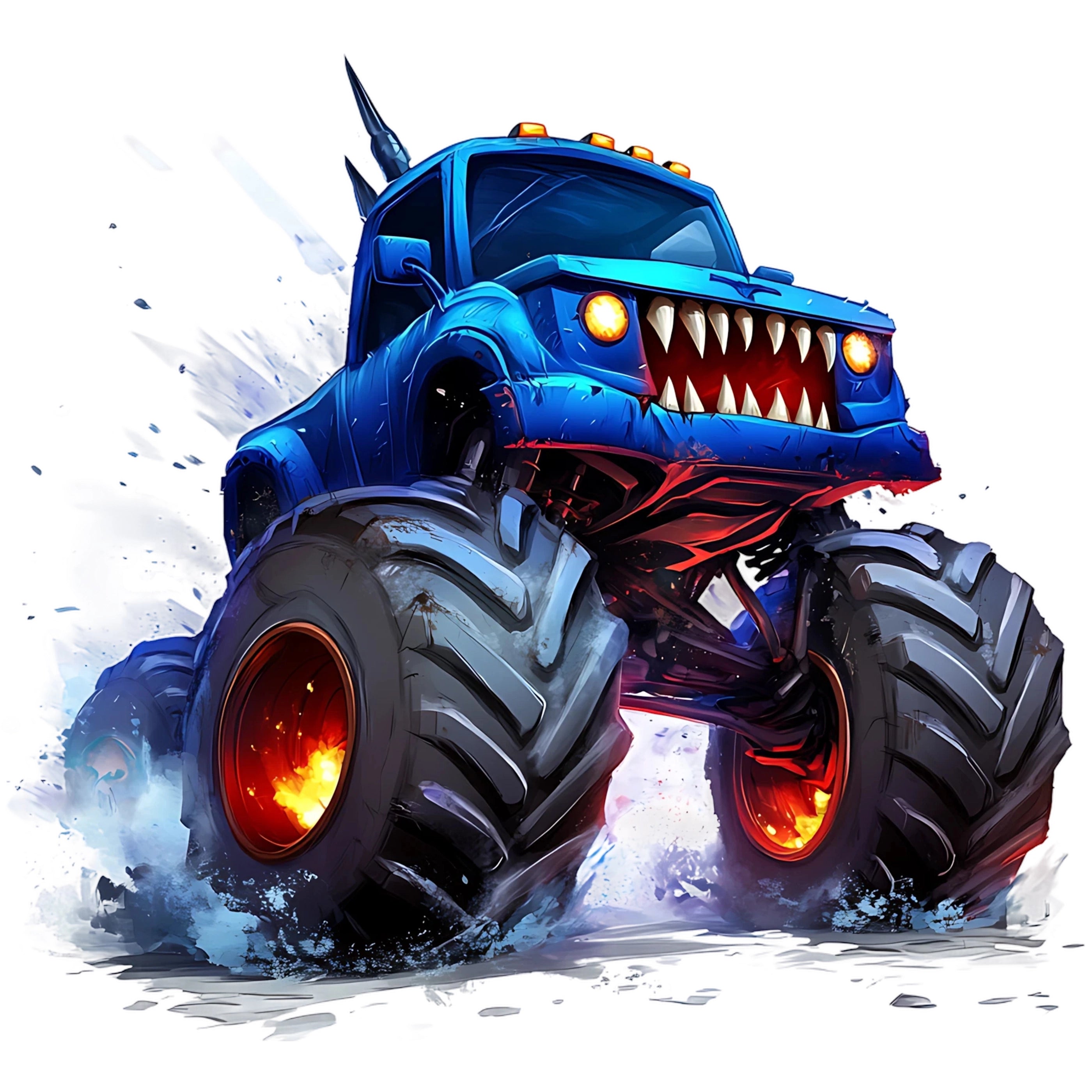 Bügelbild Monstertruck Icefire