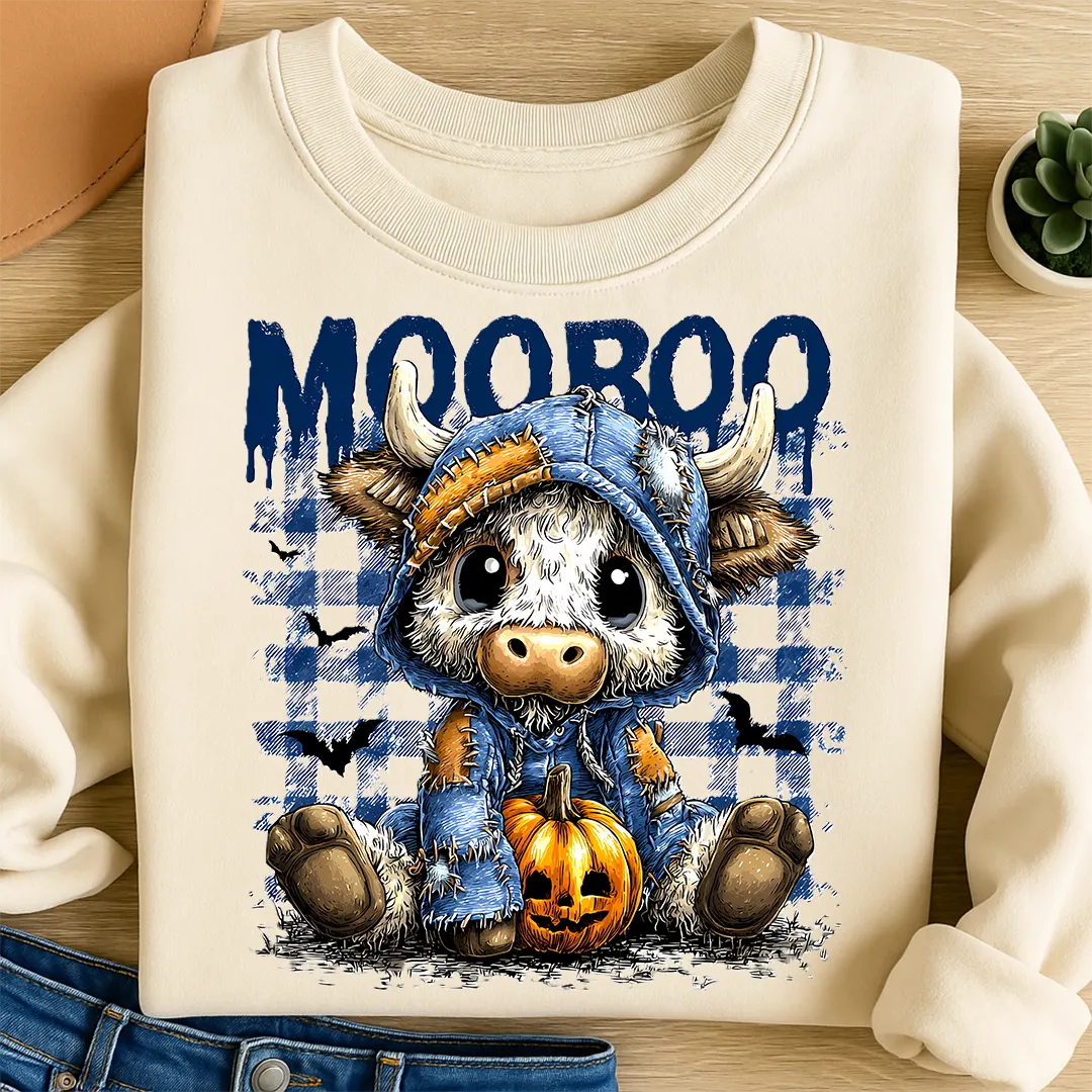 Bügelbild Mooboo Kürbisfreund Kuh