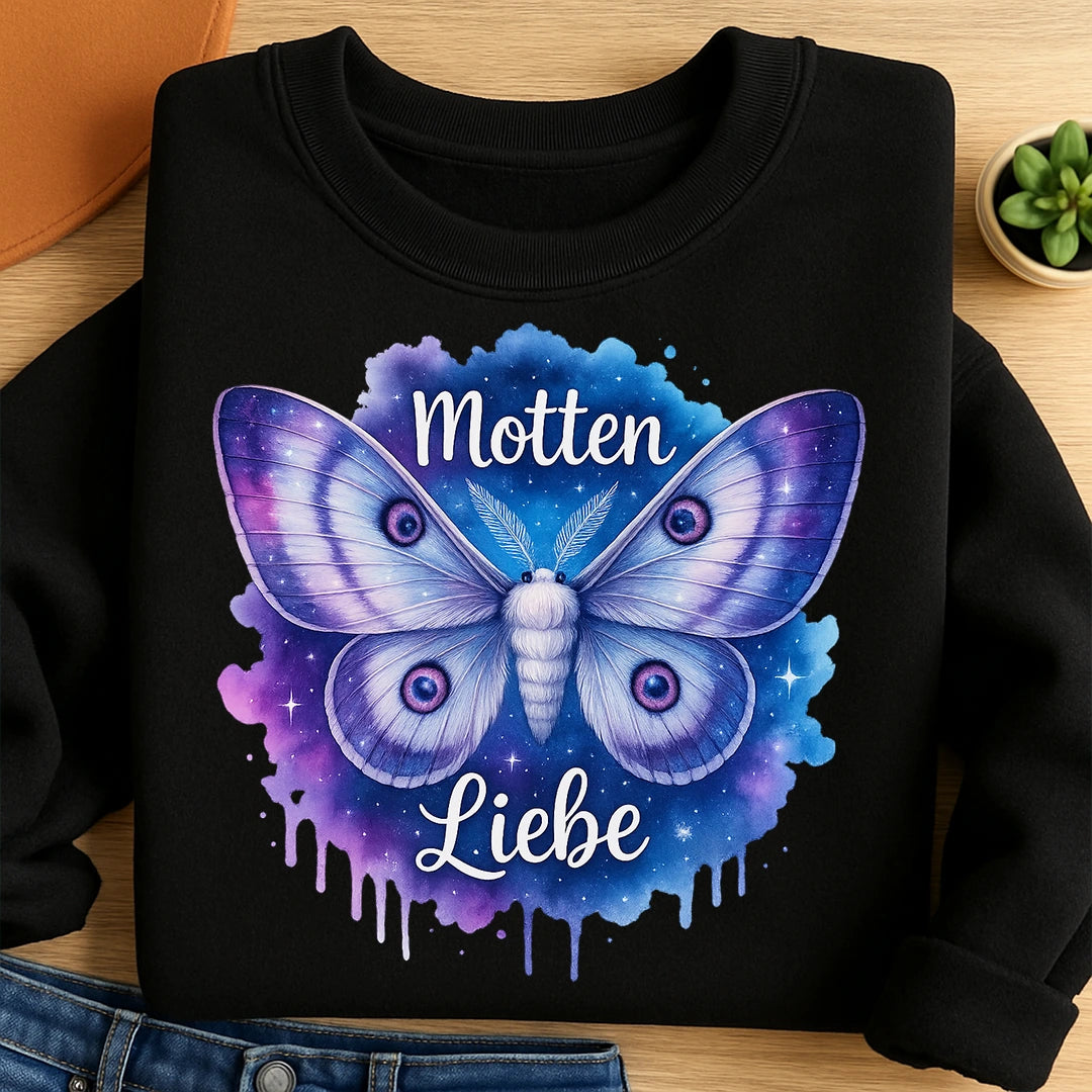 Bügelbild Motten Liebe
