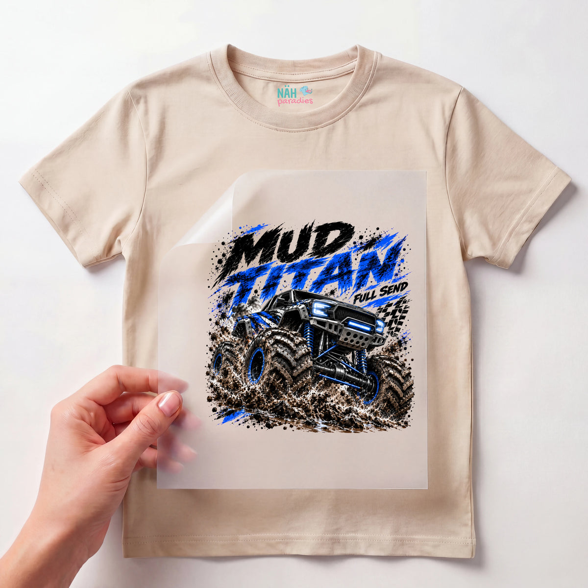 Bügelbild Mud Titan