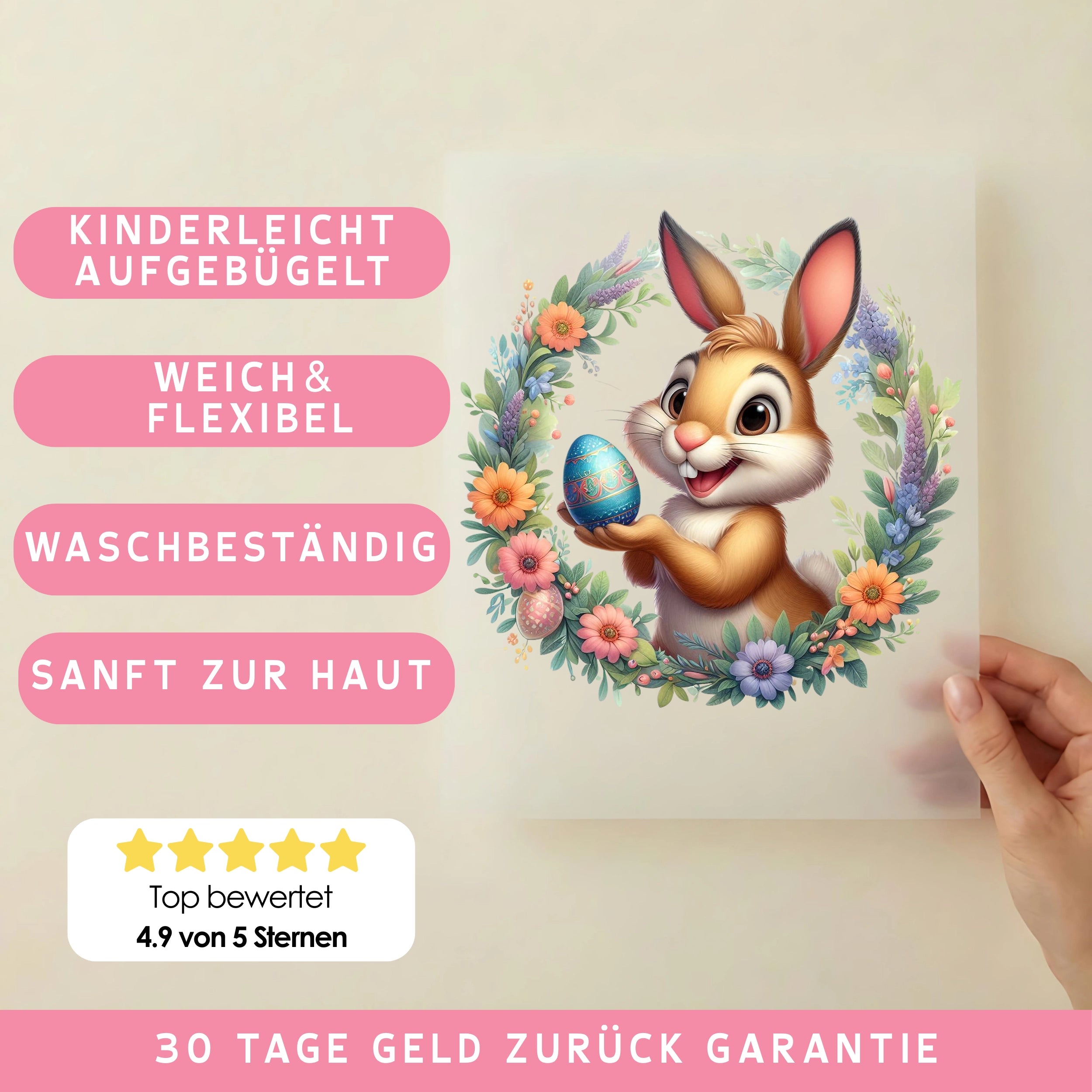 Bügelbild Eikränzchen