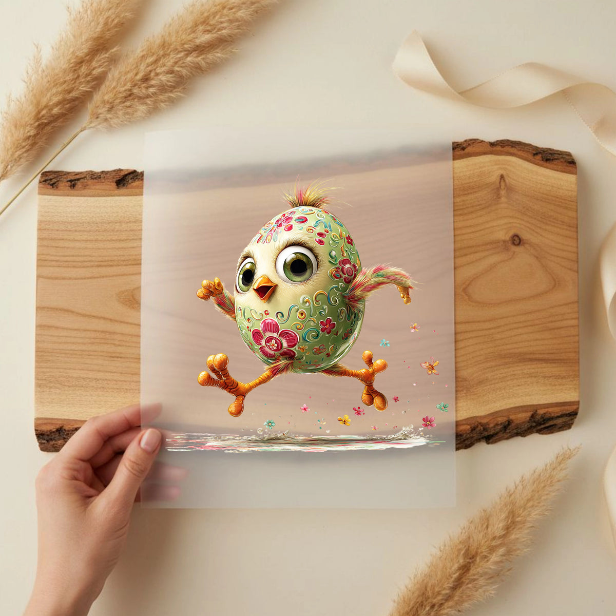 Bügelbild Küken Osterflitzer