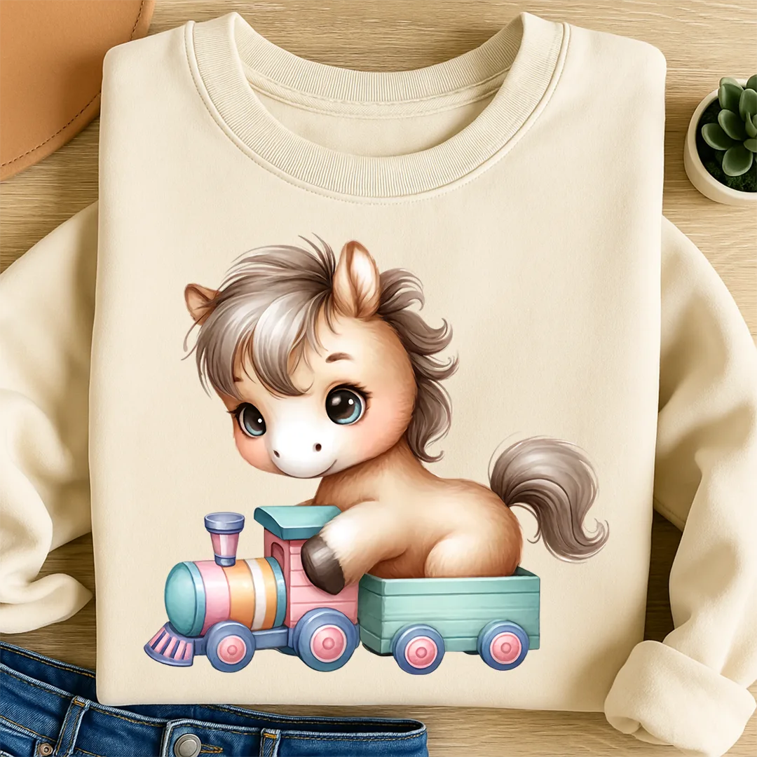 Bügelbild Pony Expresszug