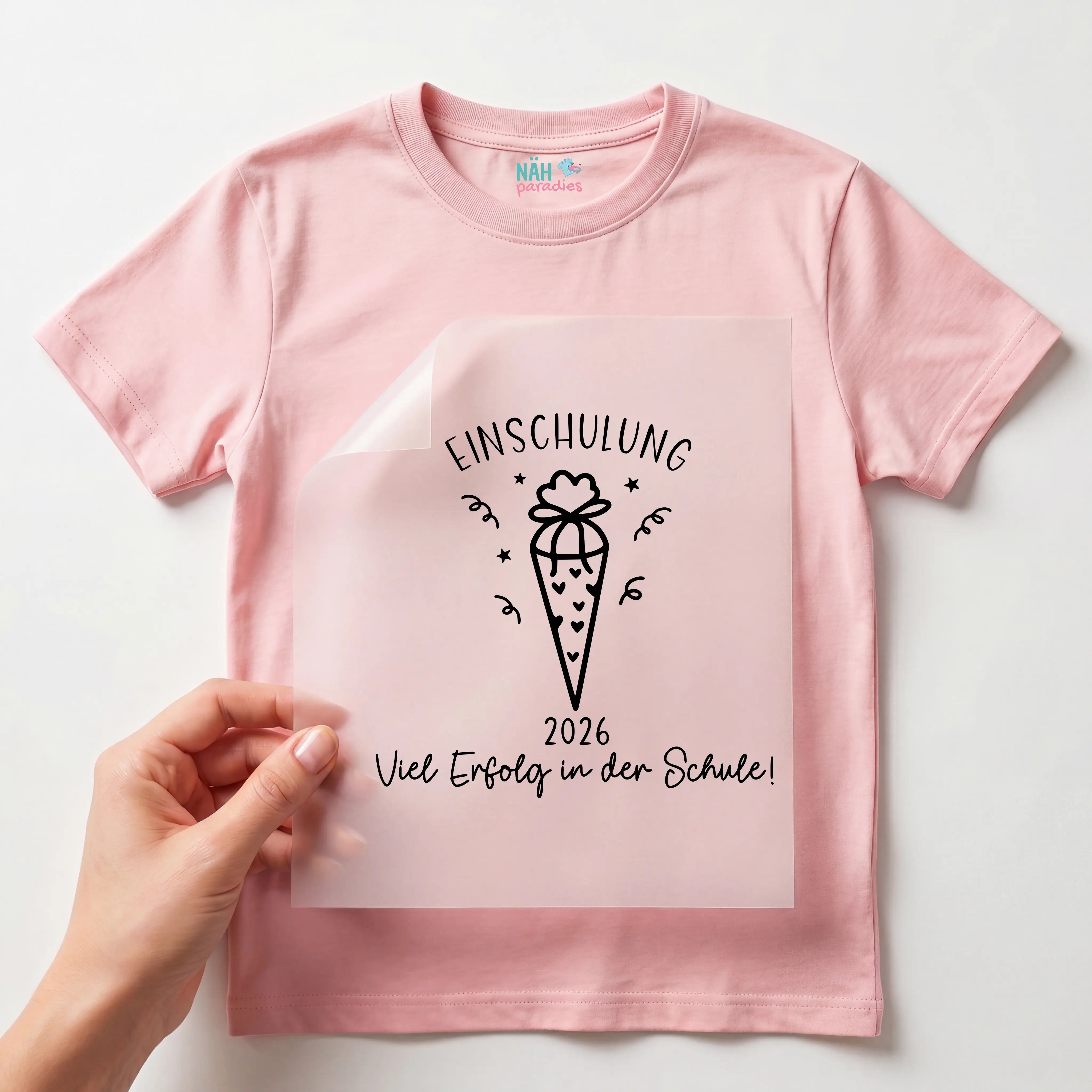Bügelbild Einschulung 2026