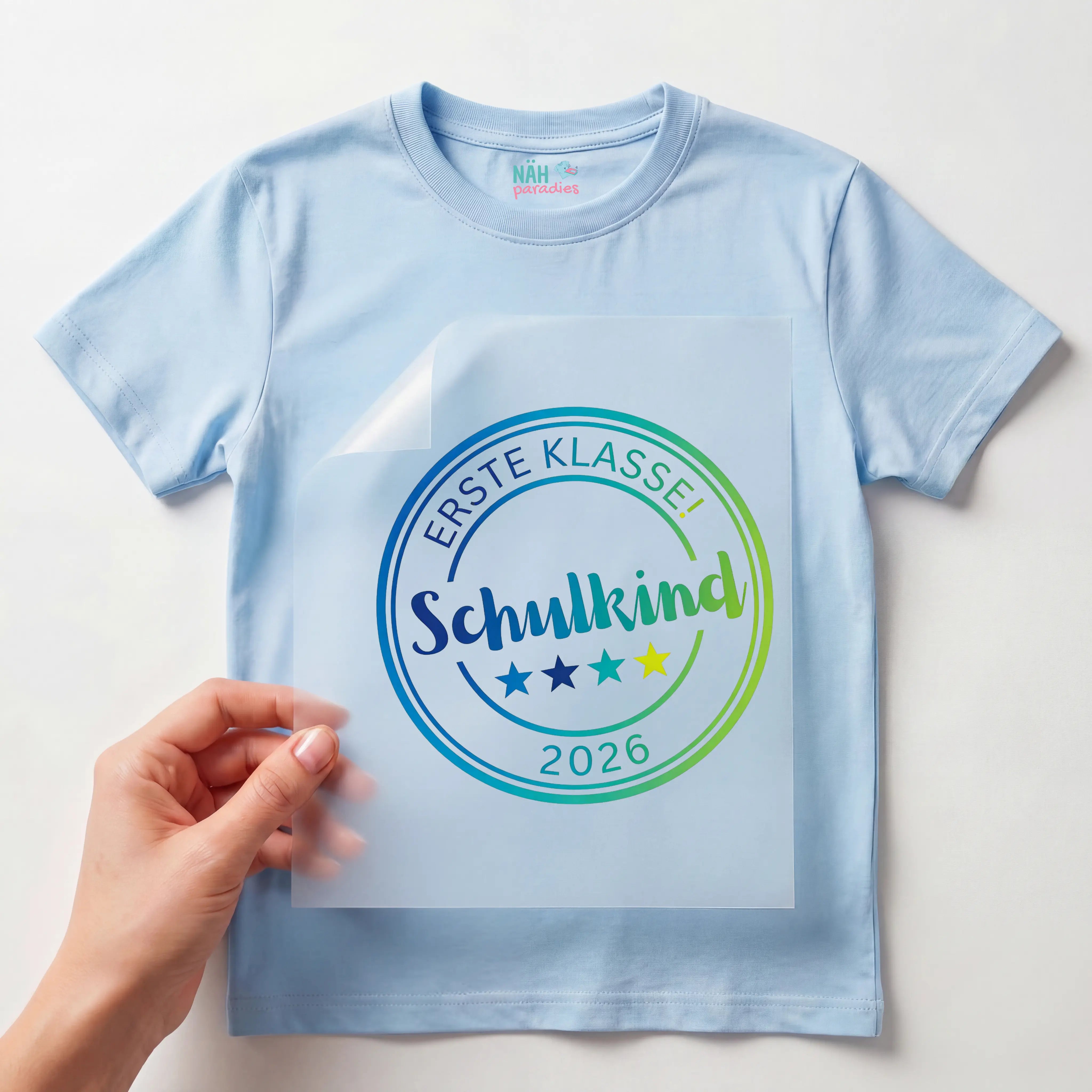 Bügelbild Erste Klasse Kreis