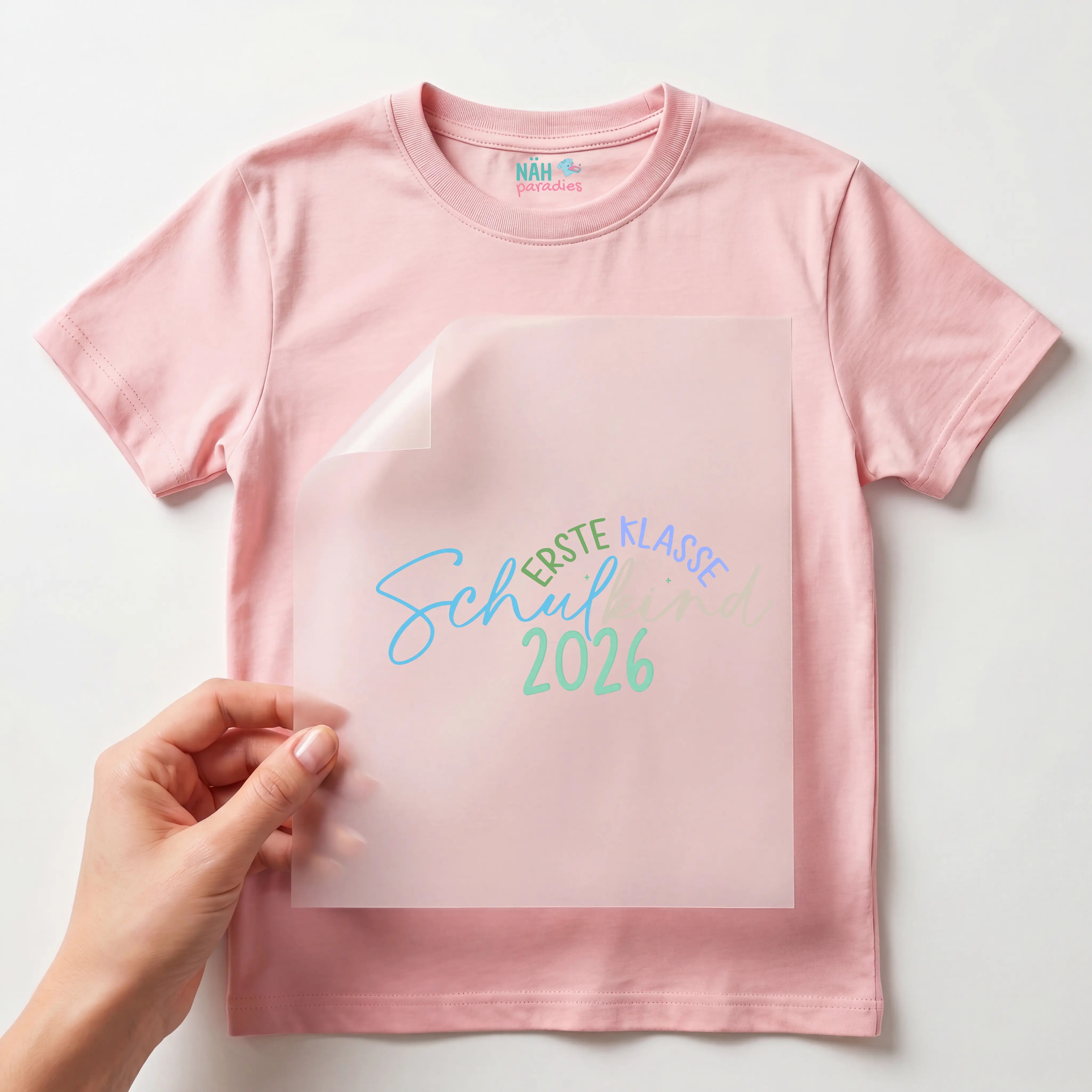 Bügelbild Erste Klasse Schulkind 2026