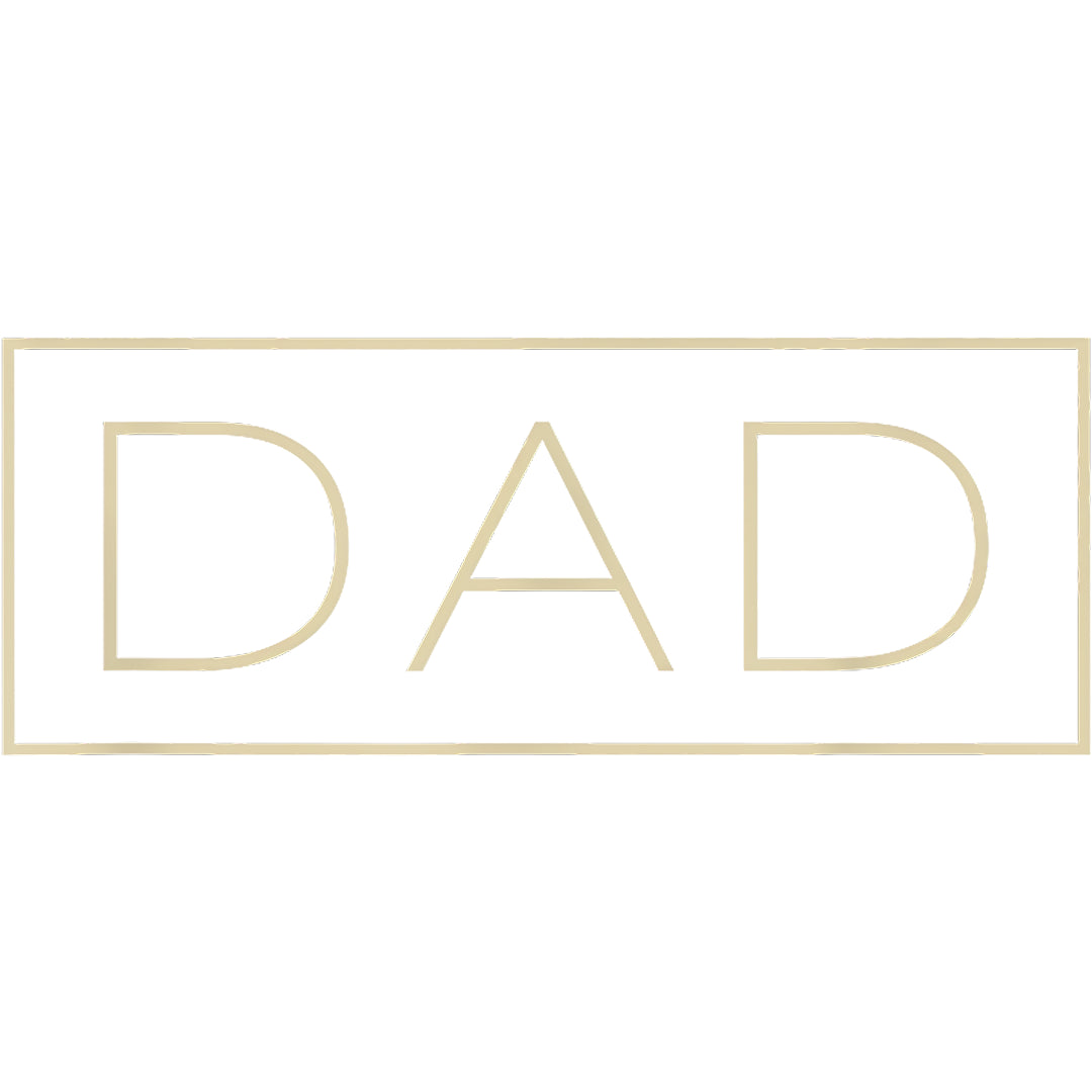 Bügelbild Schriftzug DAD - S