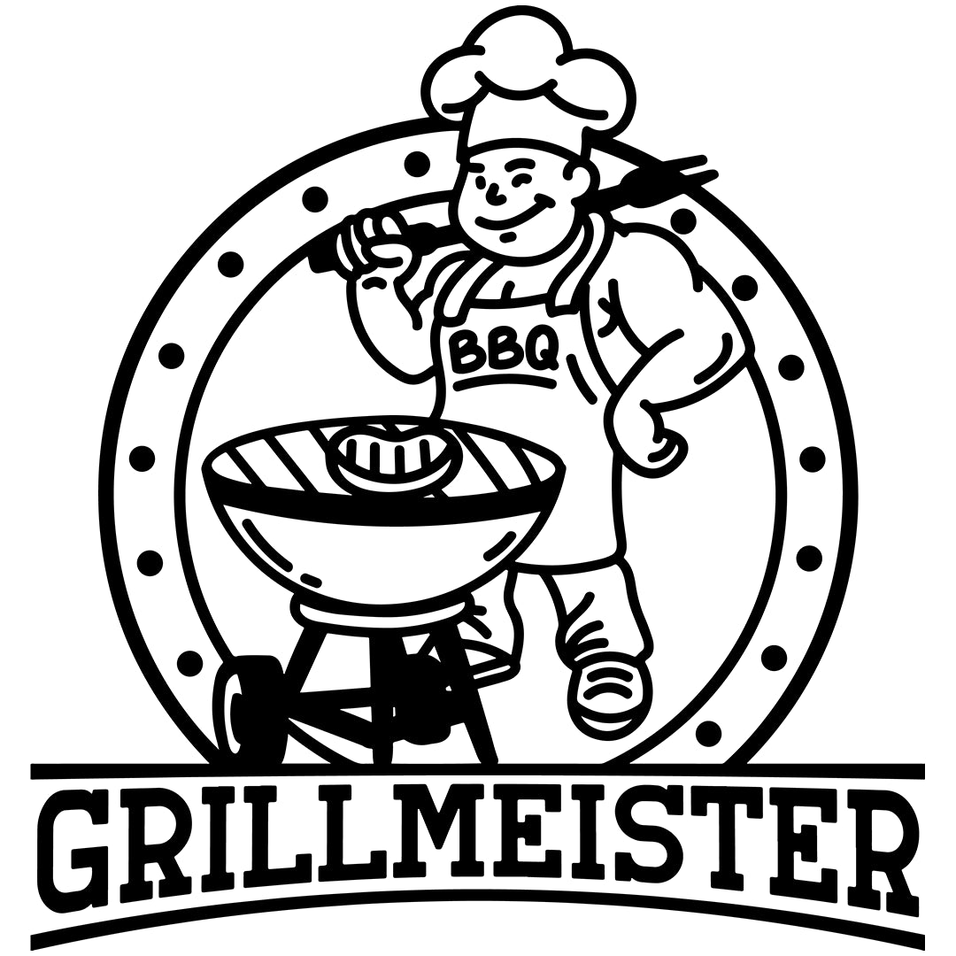 Bügelbild Schriftzug Grillmeister - S