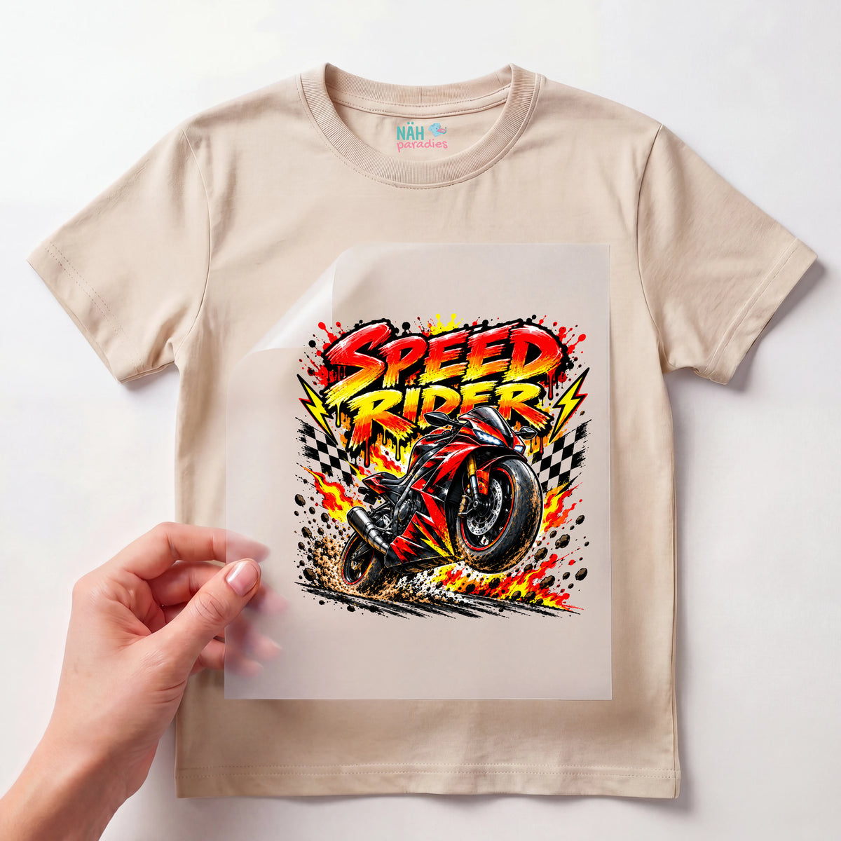 Bügelbild Speed Rider