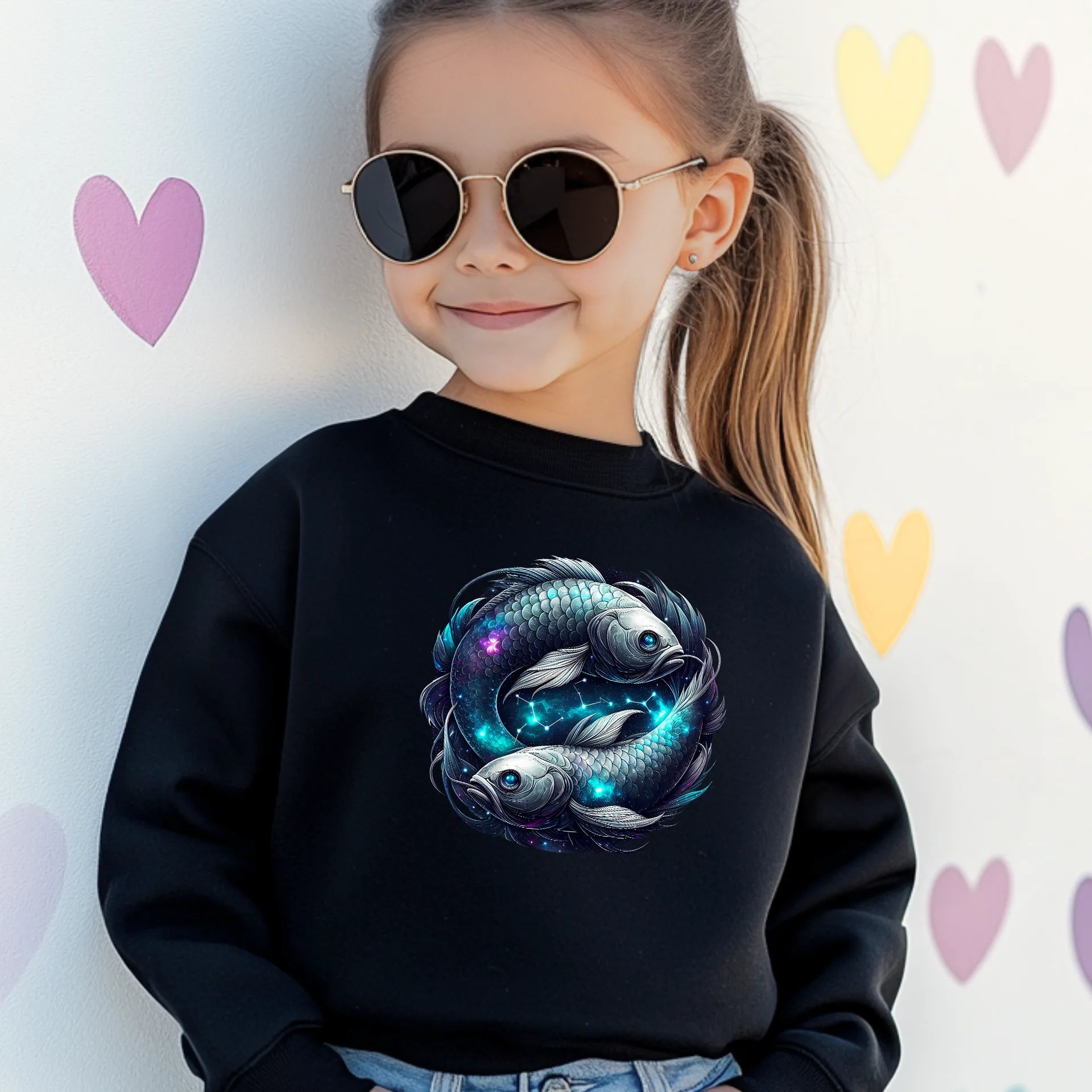Bügelbild Sternzeichen Galaktische Fische - S