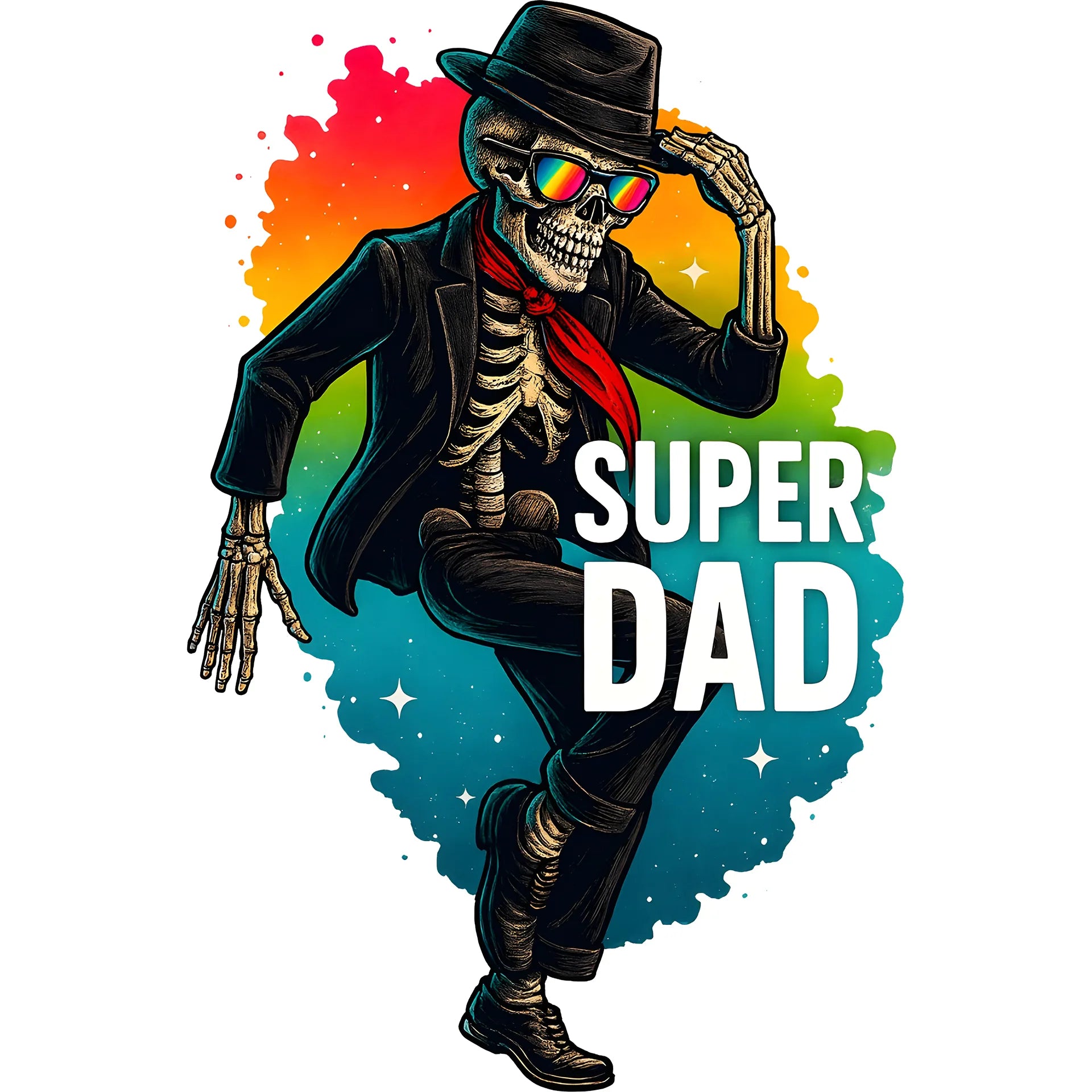 Bügelbild Super Dad