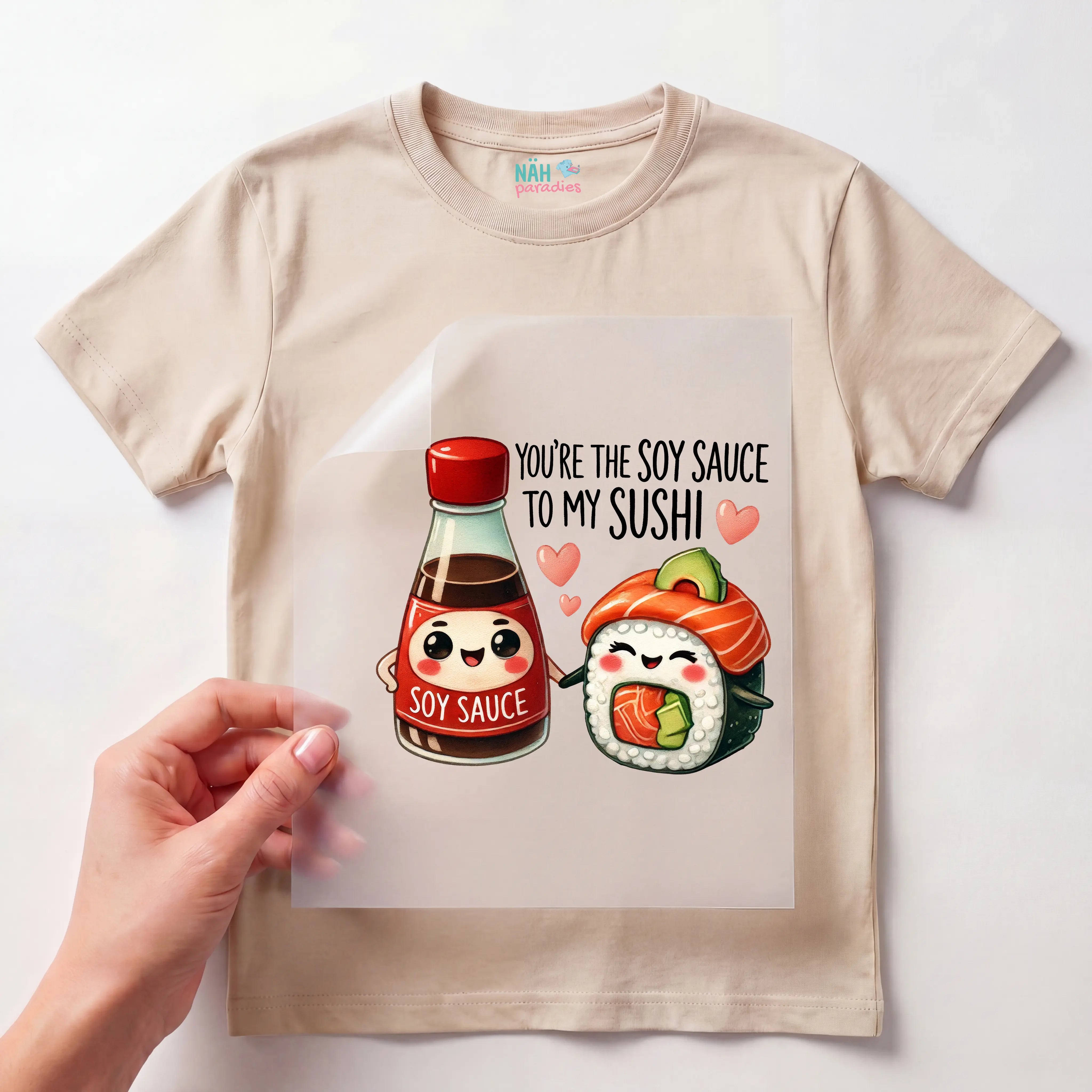 Bügelbild Soy Sauce to my Sushi