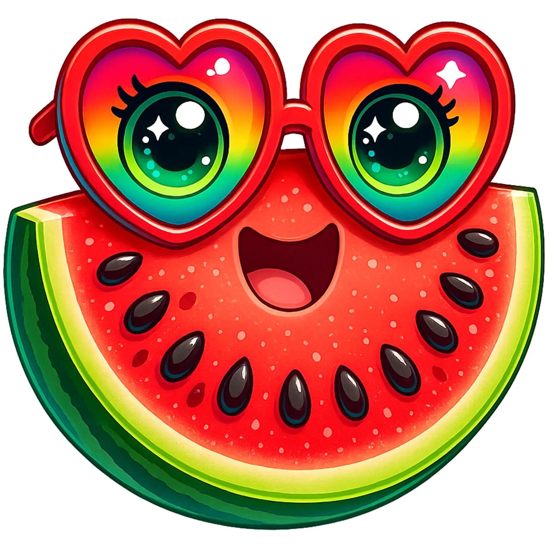 Bügelbild Wassermelone Sonnenfreundin - S