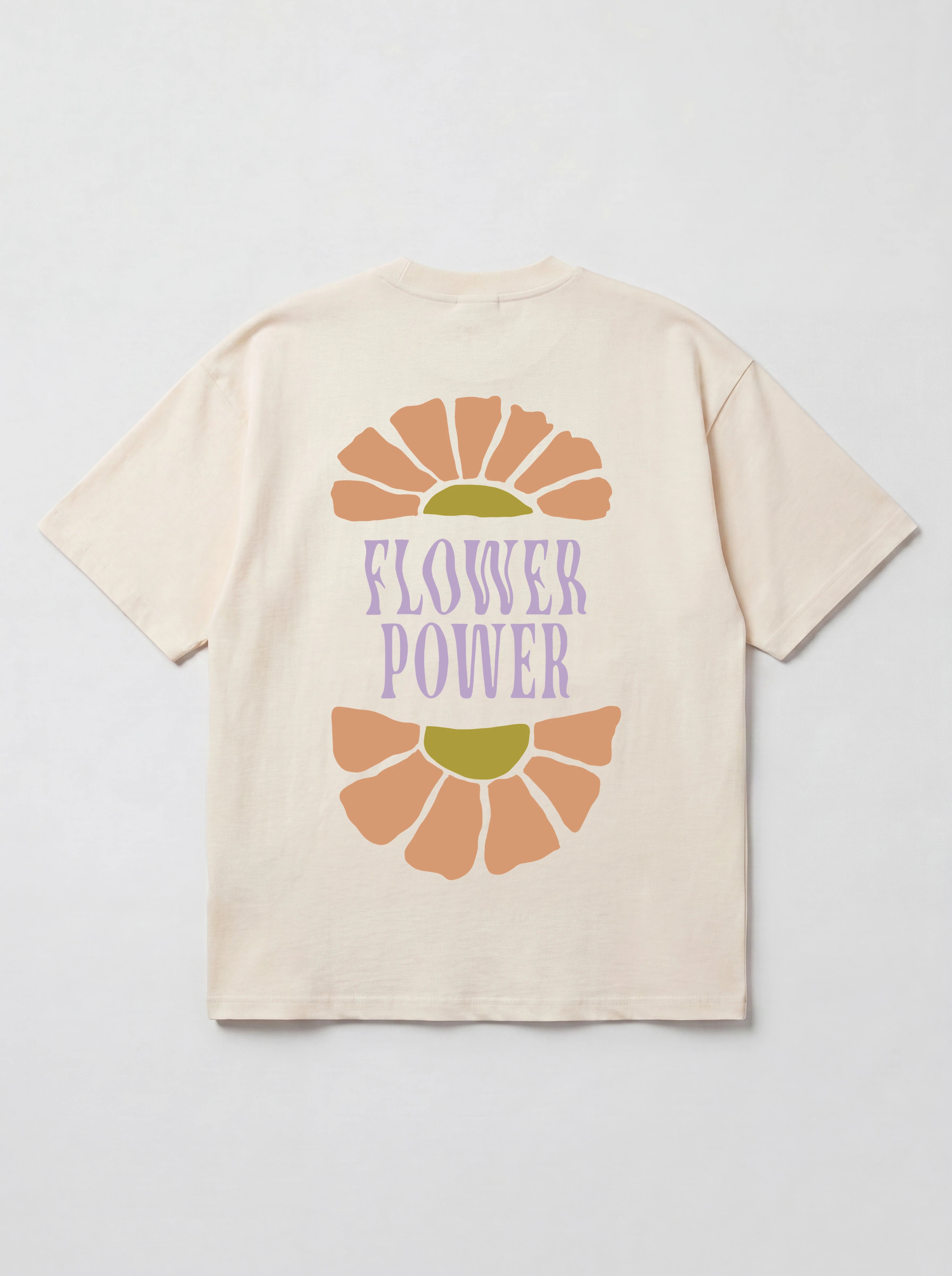 FLOWER POWER - OVERSIZED SHIRT BACKPRINT