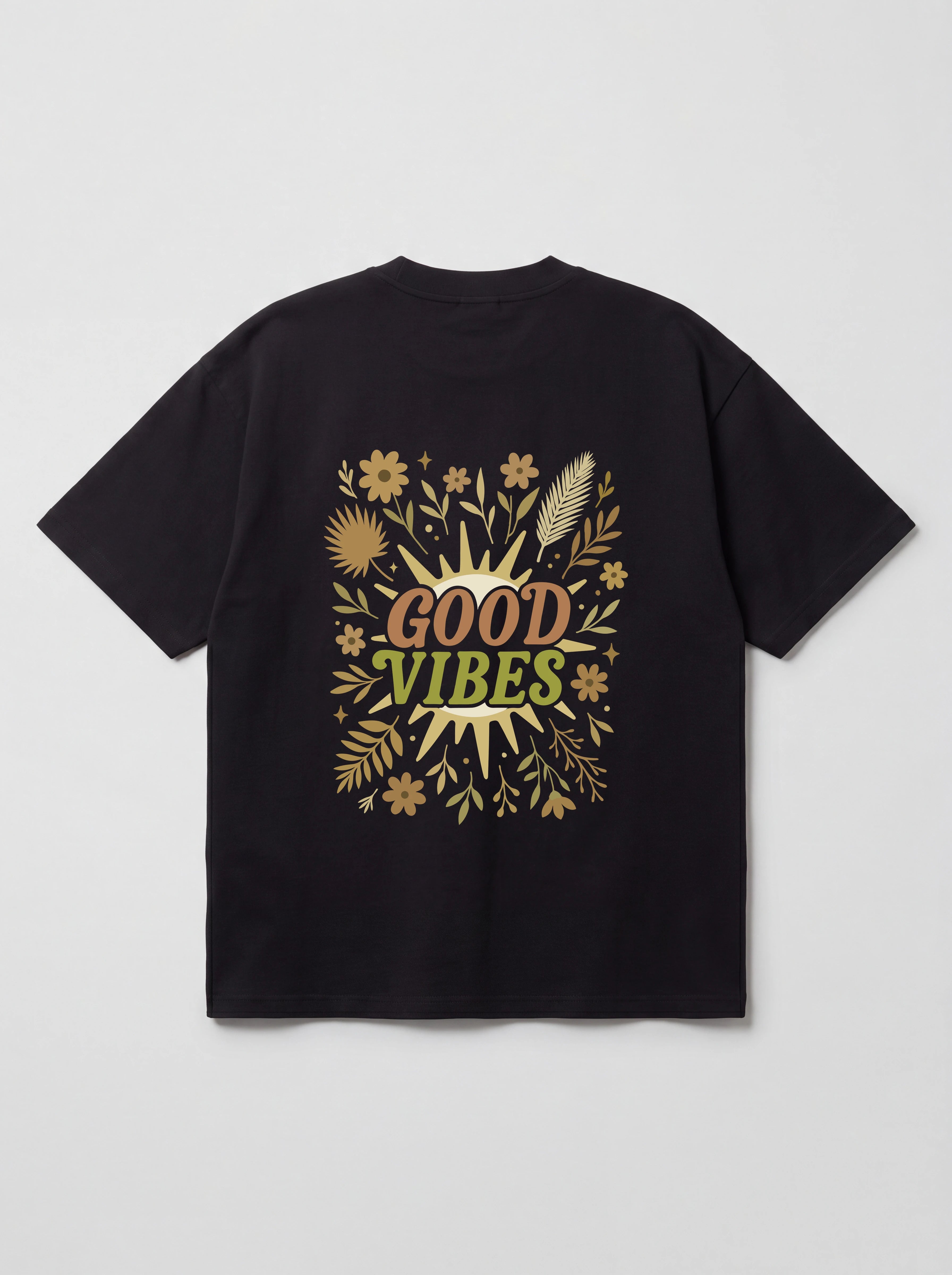 GOOD VIBES - OVERSIZED SHIRT BACKPRINT