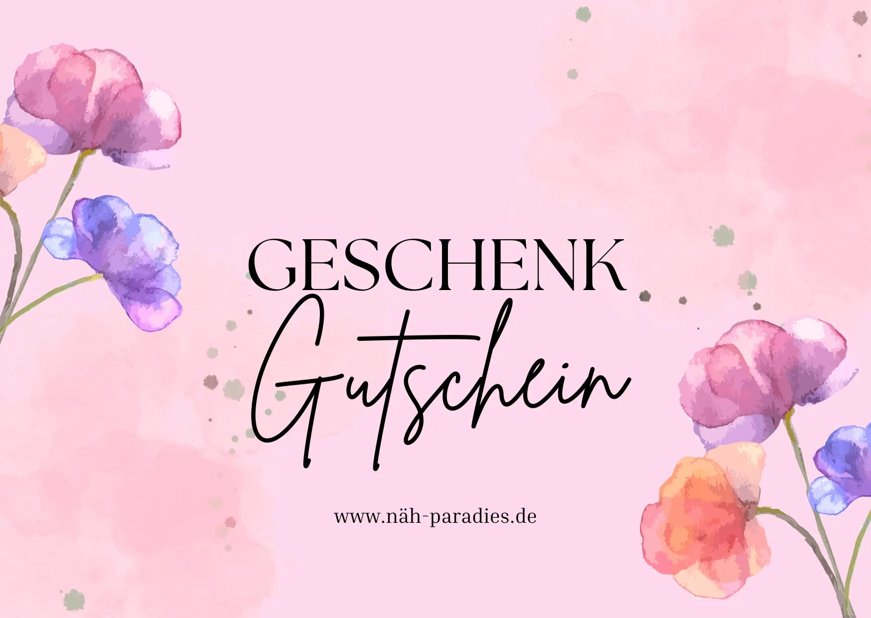 Näh-Paradies - Geschenkgutschein