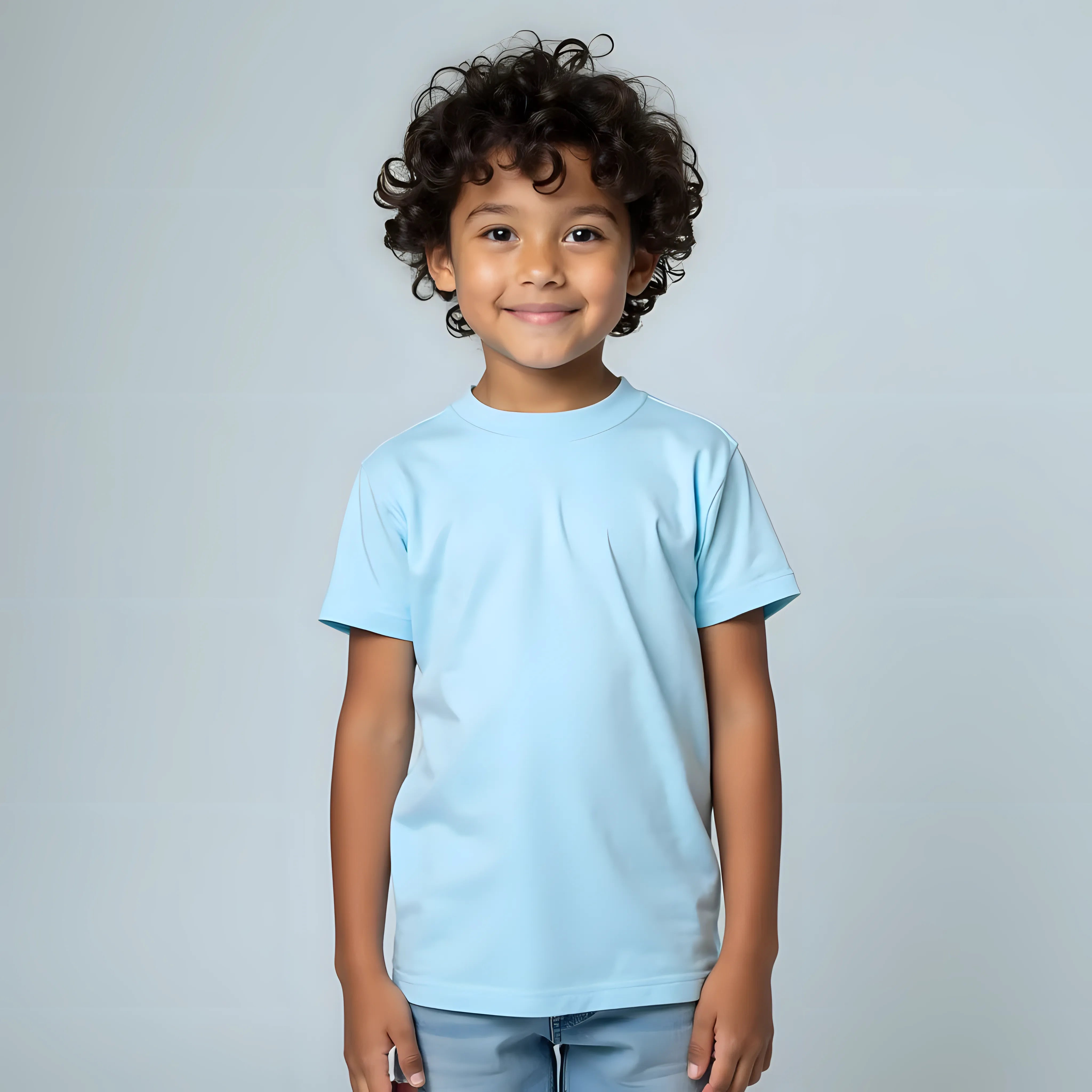 Paradies Kids Bio T-Shirt – Babyblau 9er Pack