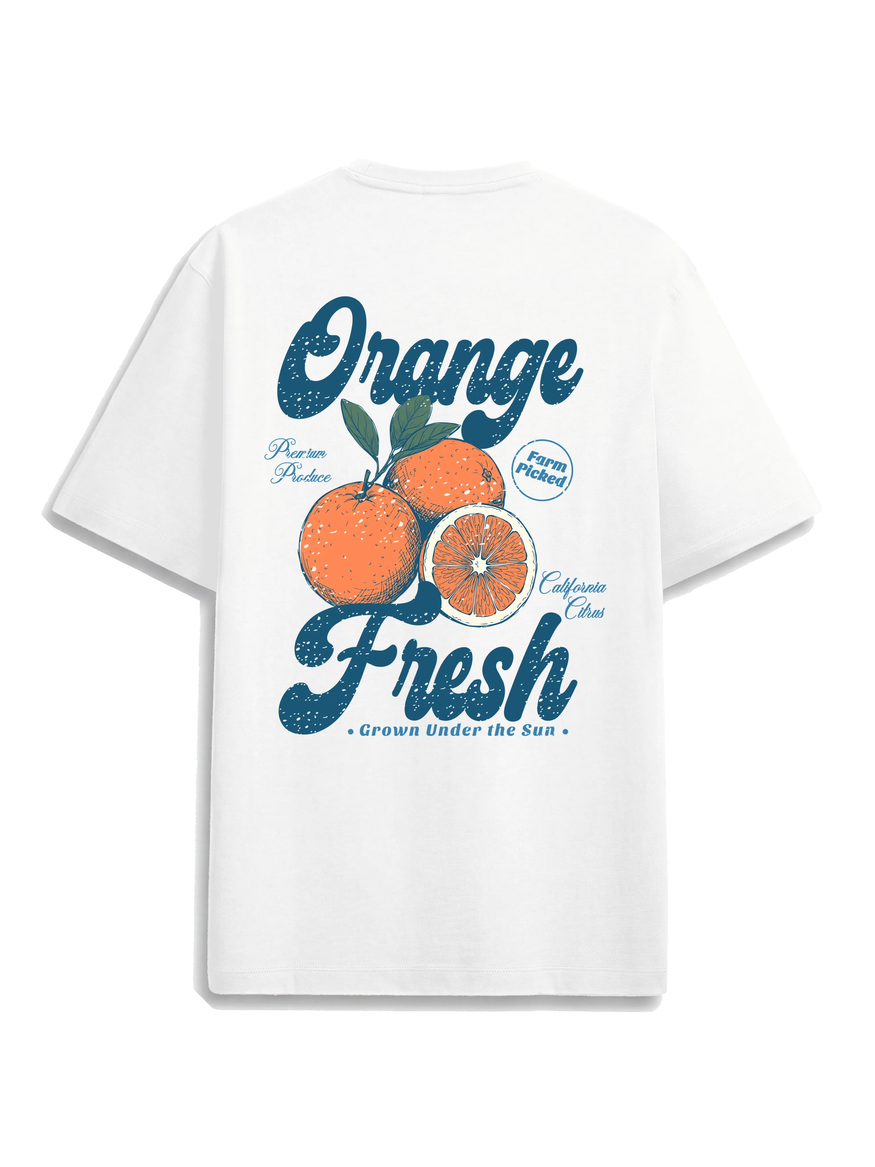 Orange Fresh Oversized Shirt