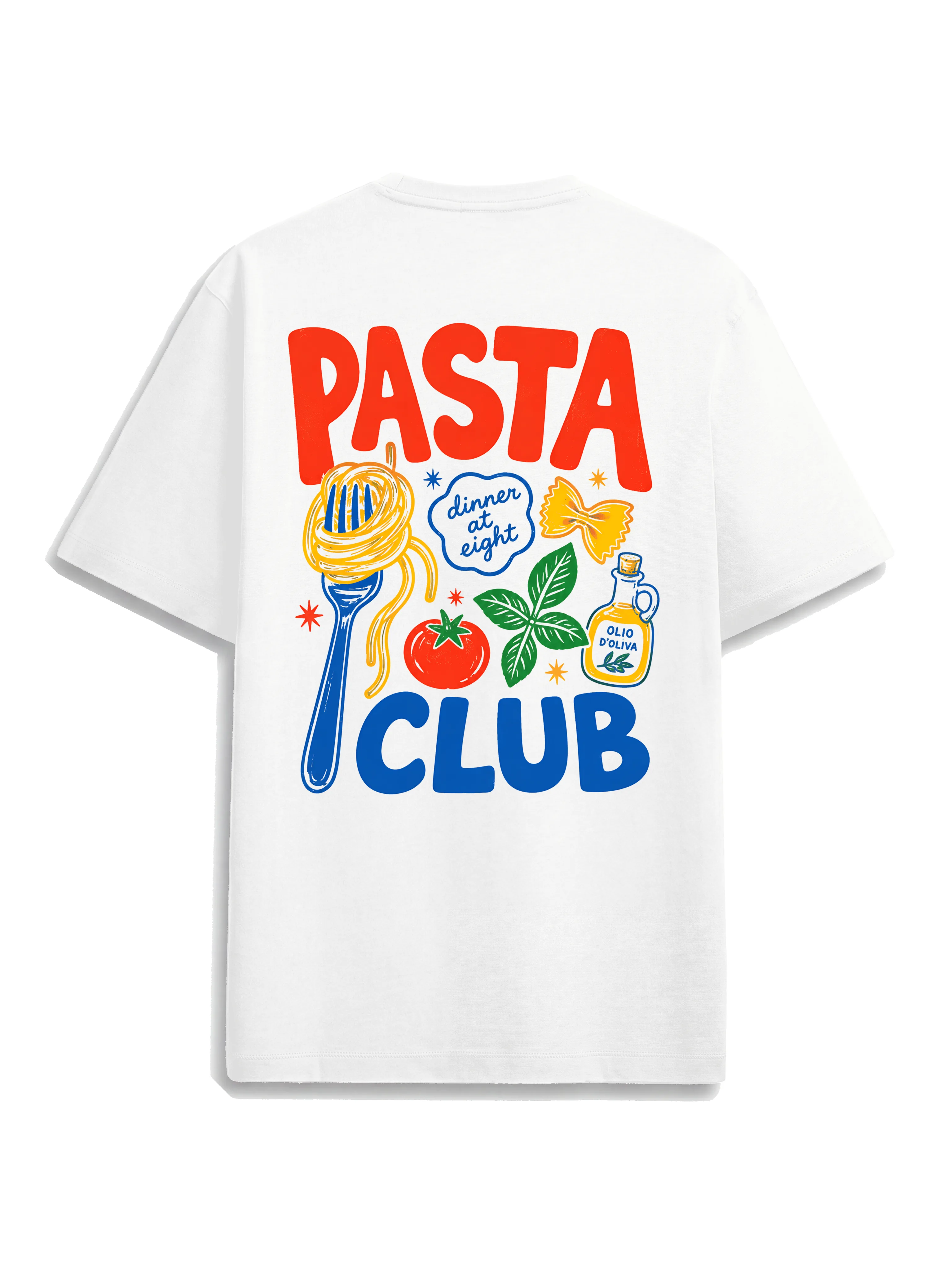 Pasta Club Oversized Shirt