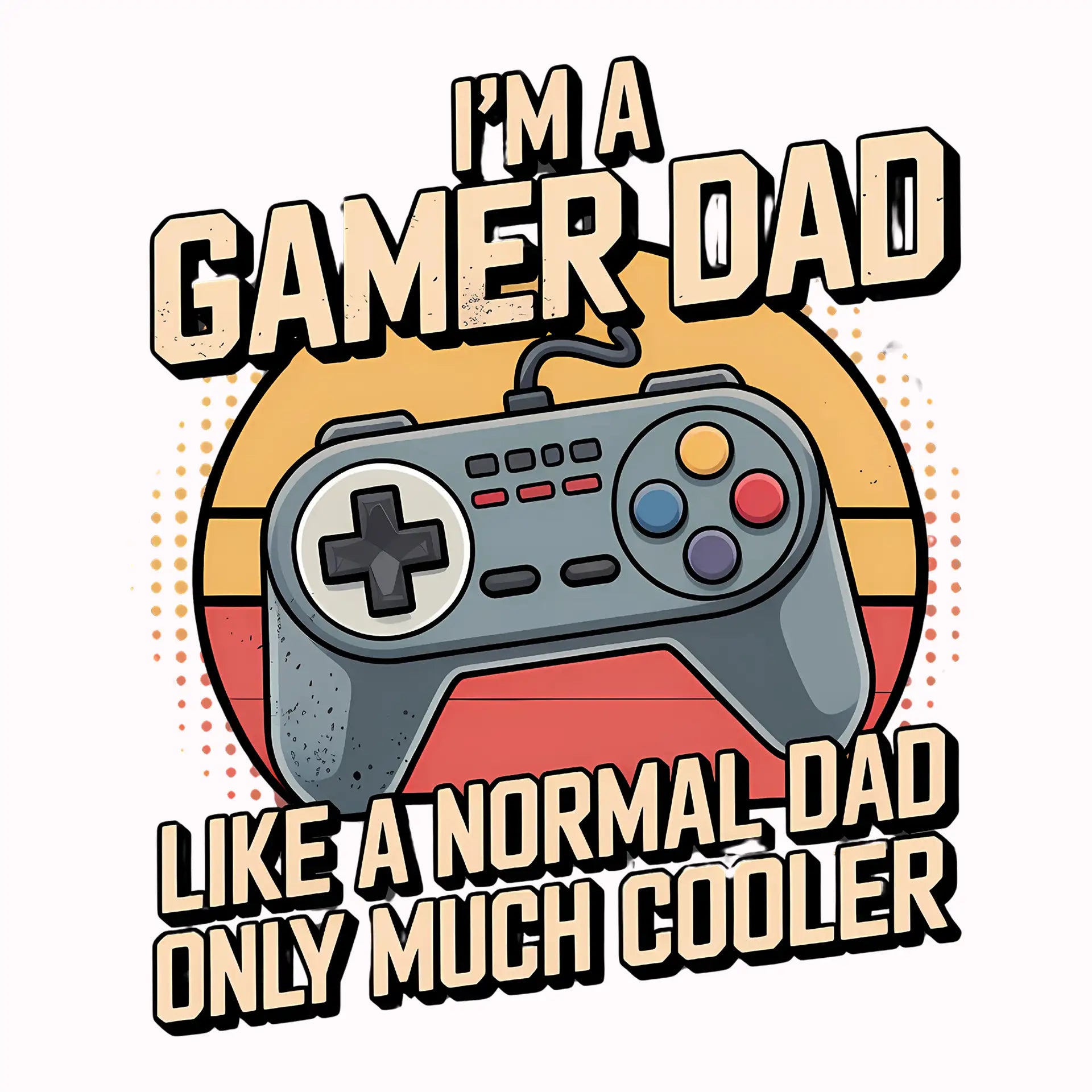 Permanent Sticker A Gamer Dad