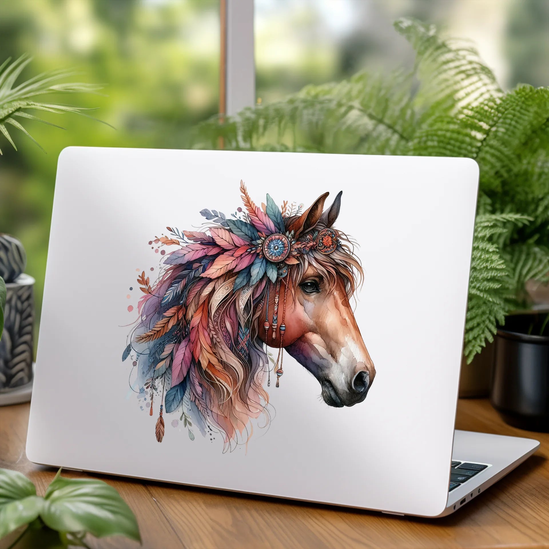 Permanent Sticker Boho Pferd Earth Spirit