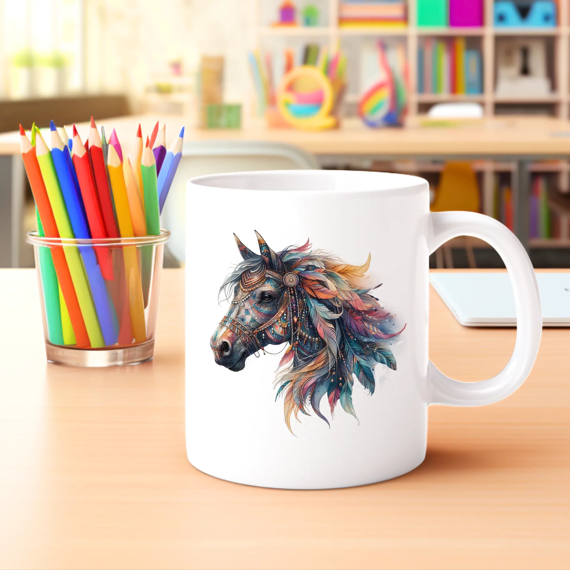 Permanent Sticker Boho Pferd Mystic Dream