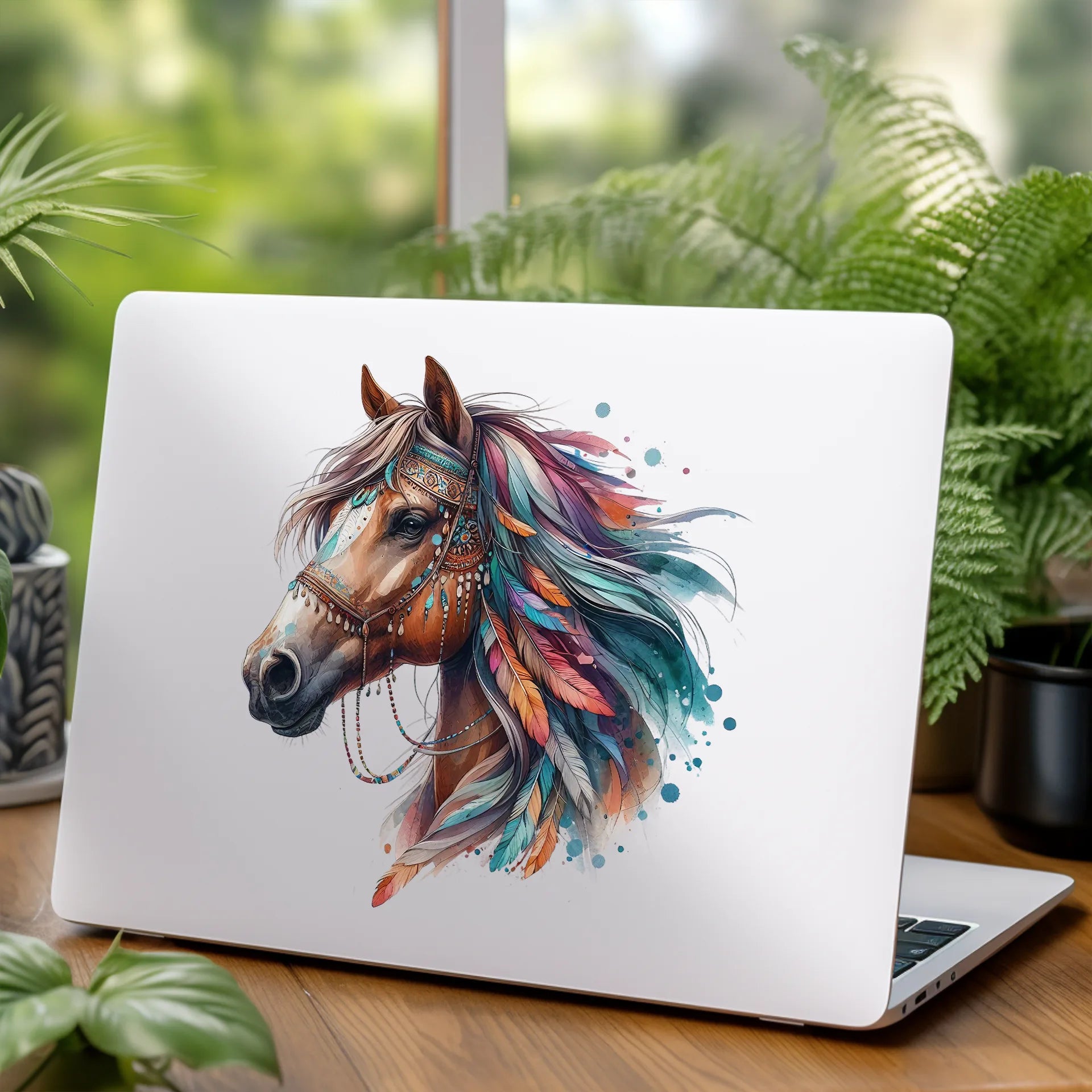 Permanent Sticker Boho Pferd Wild Heart