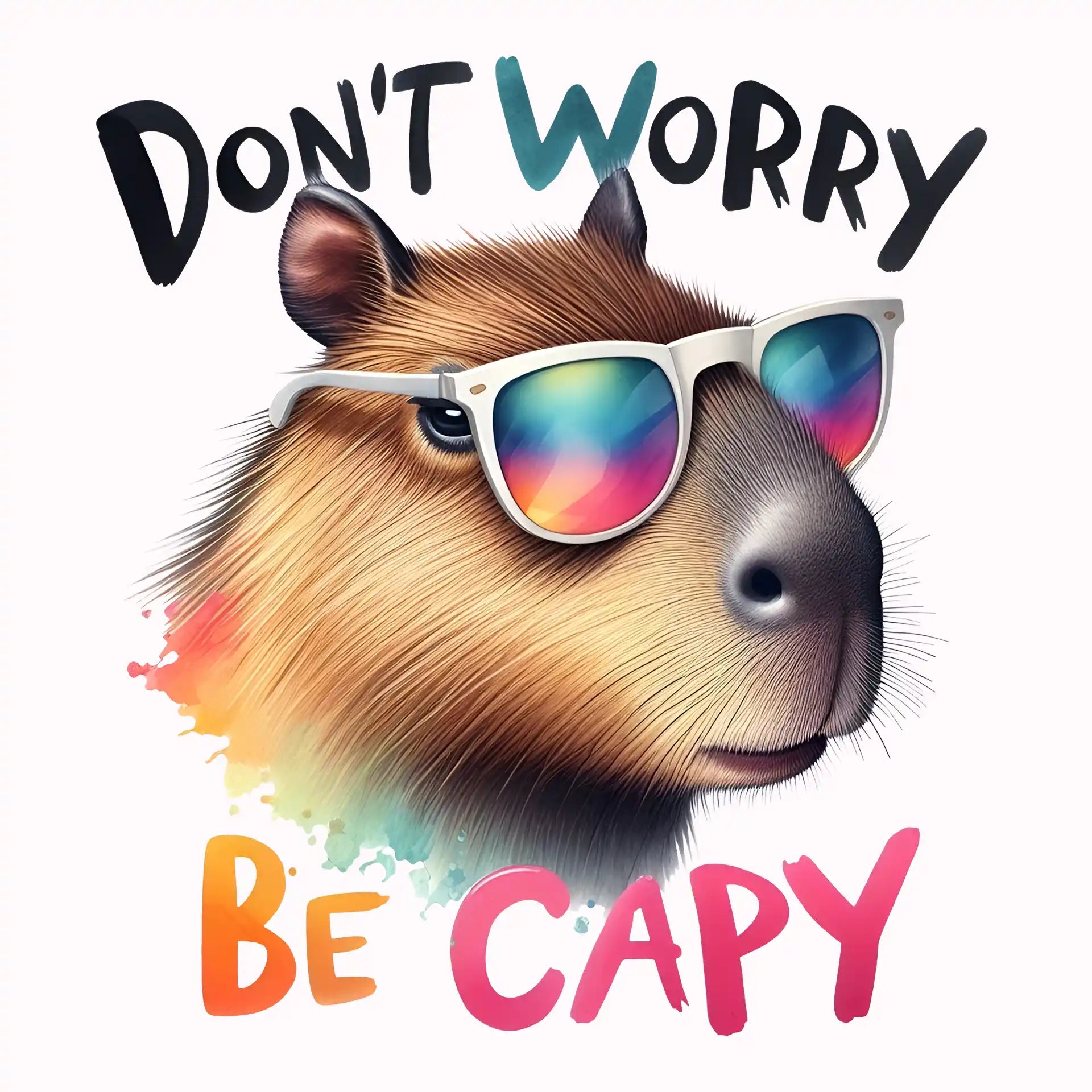 Permanent Sticker Capybara - Be Capy