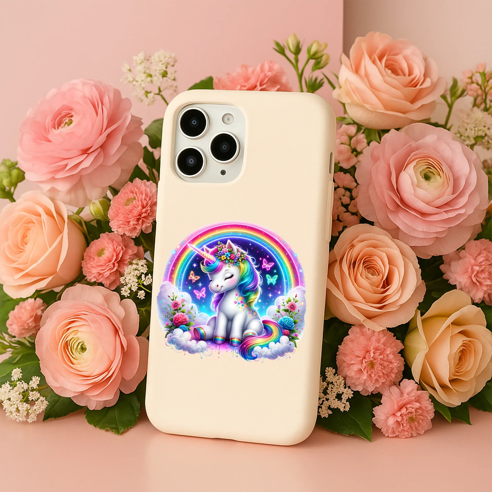 Permanent Sticker Einhorn Zauberregenbogen