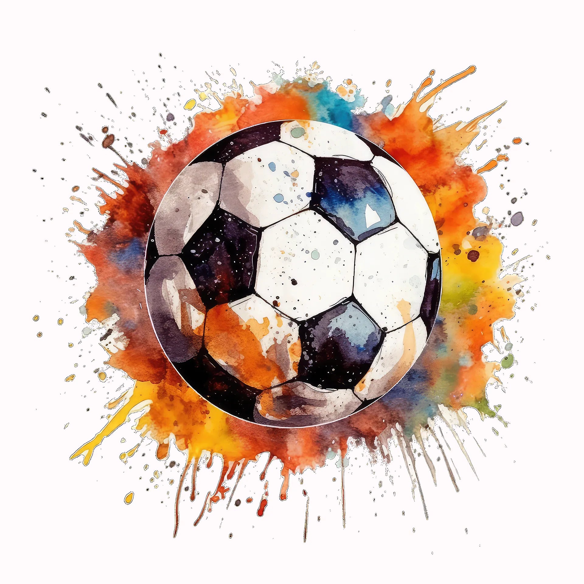 Permanent Sticker Fußball
