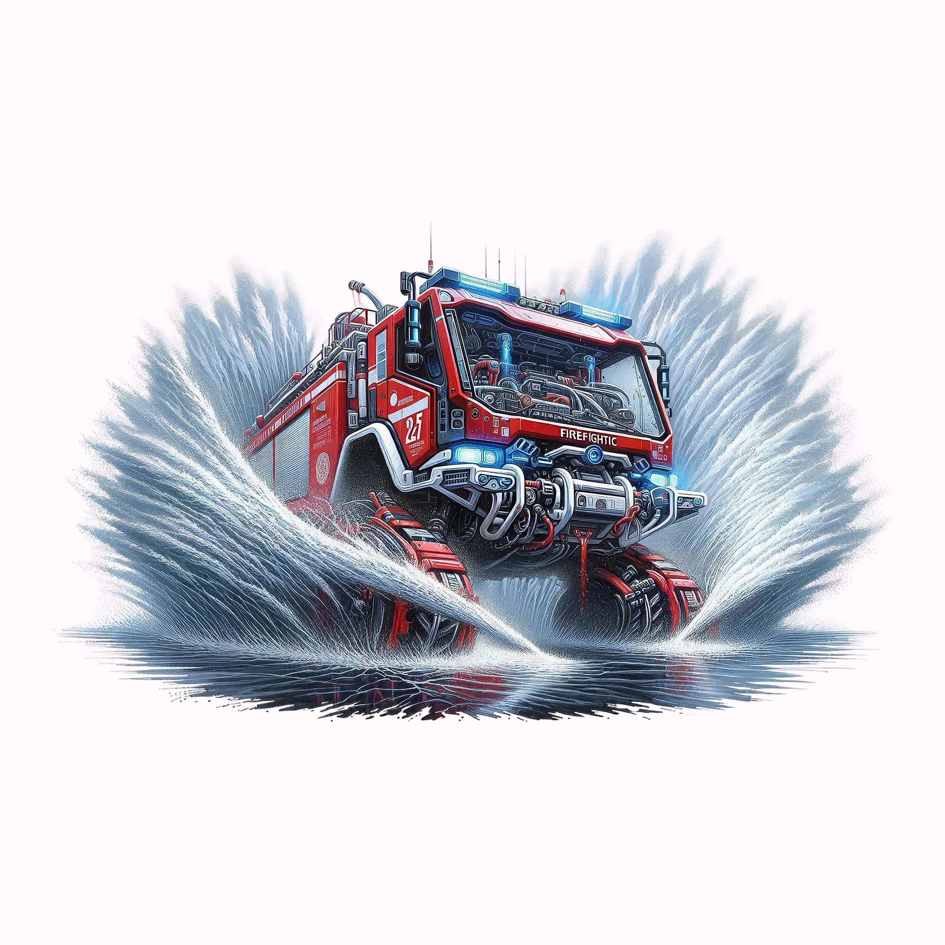 Permanent Sticker Future Feuerwehr Hydrowächter
