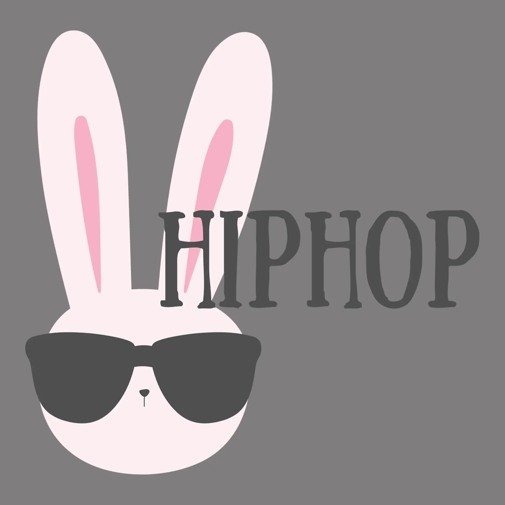 Permanent Sticker Hase Hip Hop
