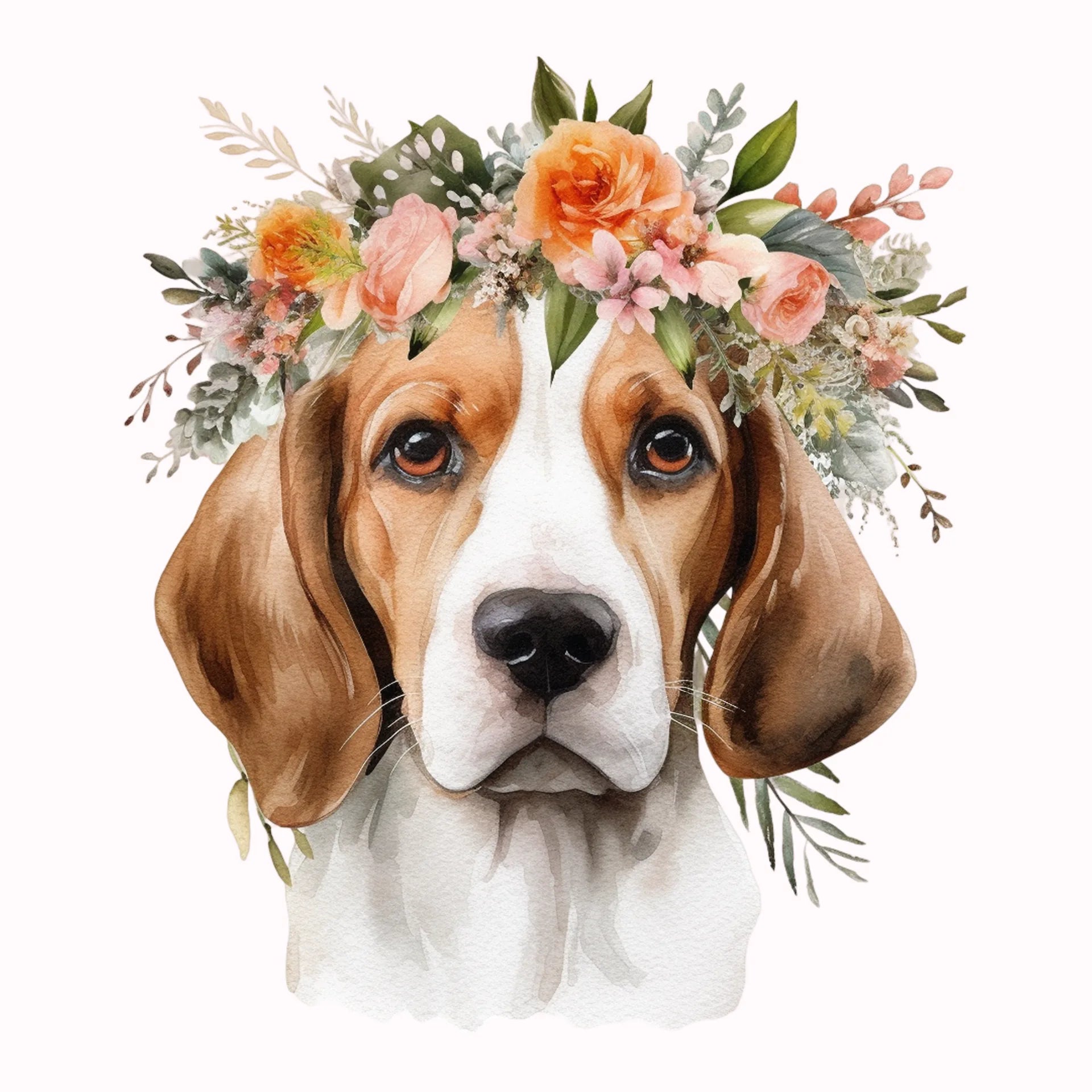 Permanent Sticker Hund Beagle
