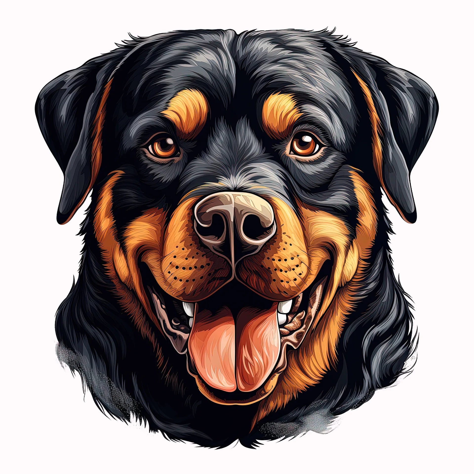 Permanent Sticker Rottweiler