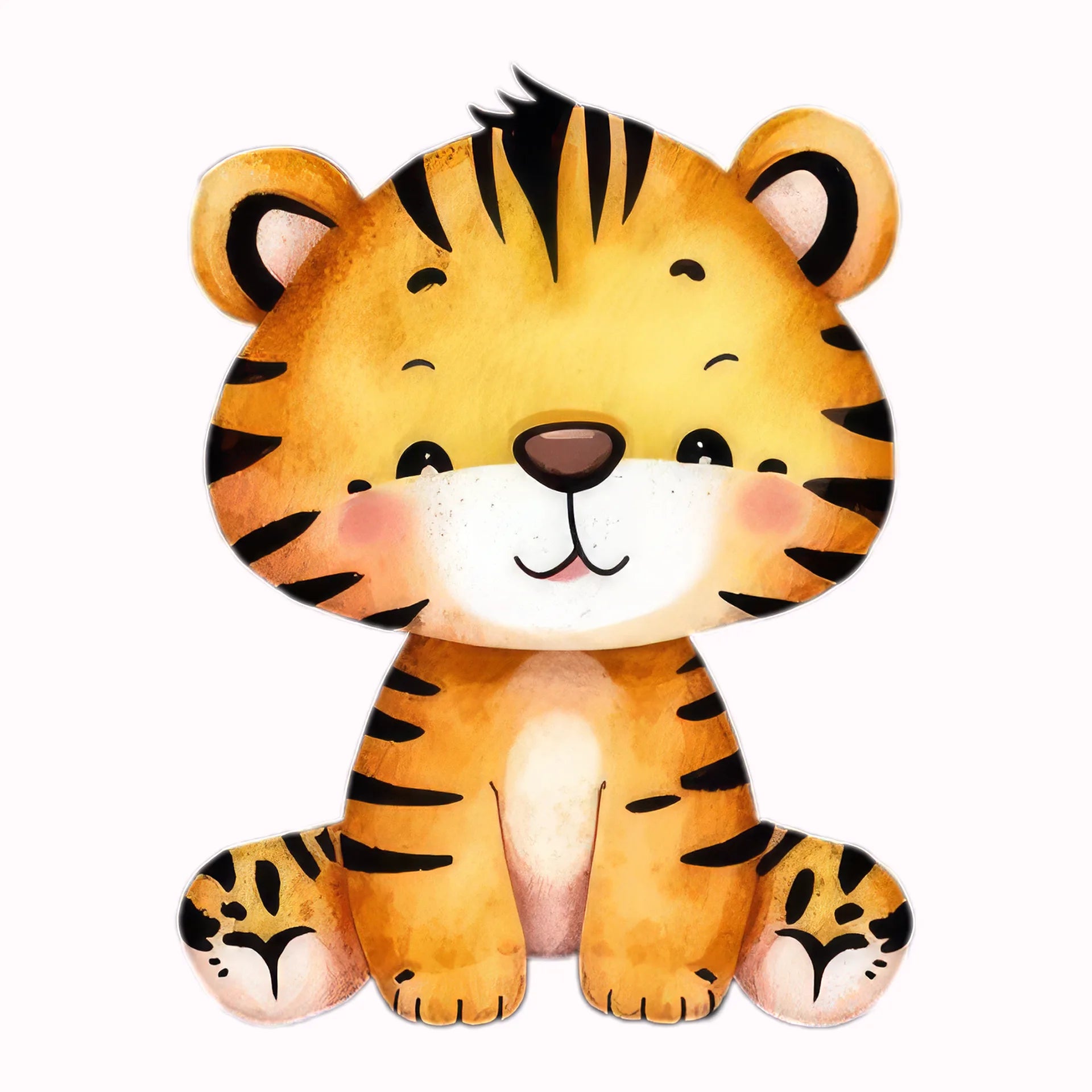 Permanent Sticker Tiger Baby Tim