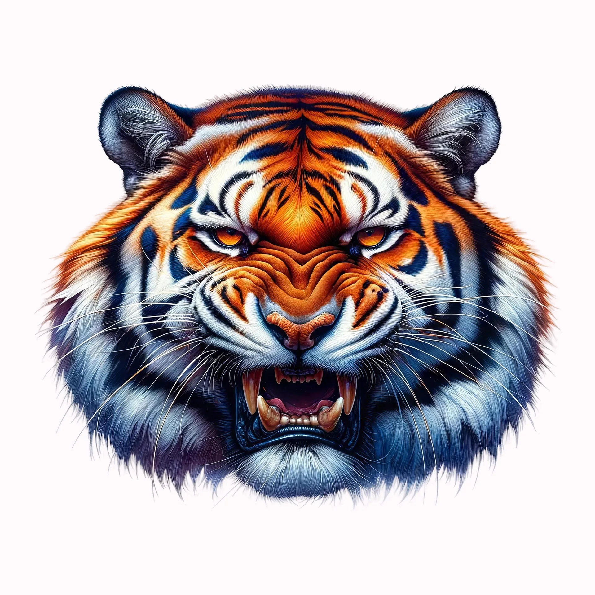 Permanent Sticker Tiger furchtloser Herscher