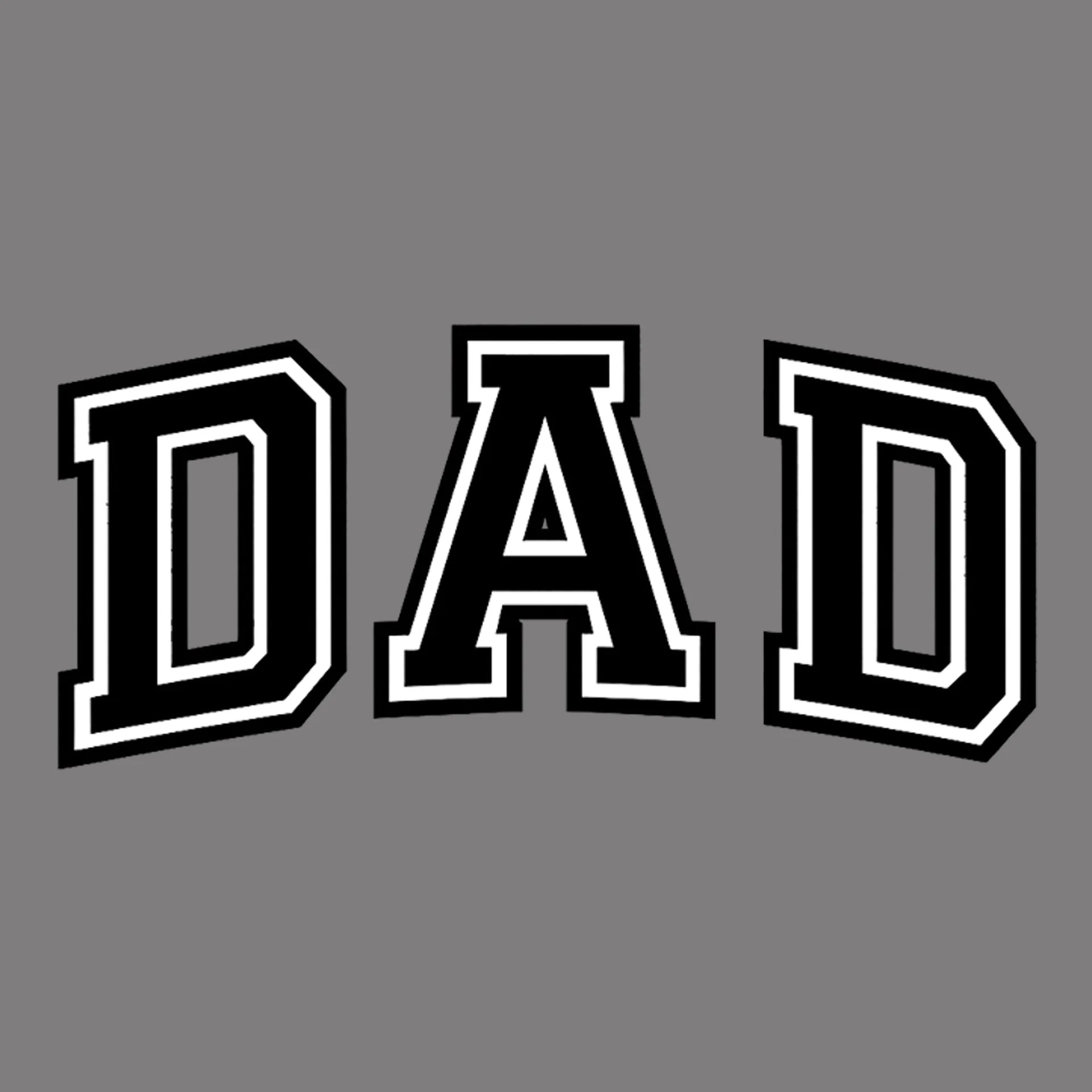 Permanent Sticker Schriftzug Dad