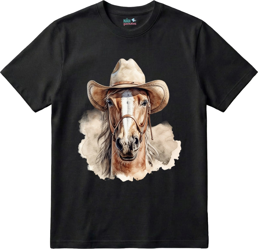 Bio T-Shirt Cowboy Pferd