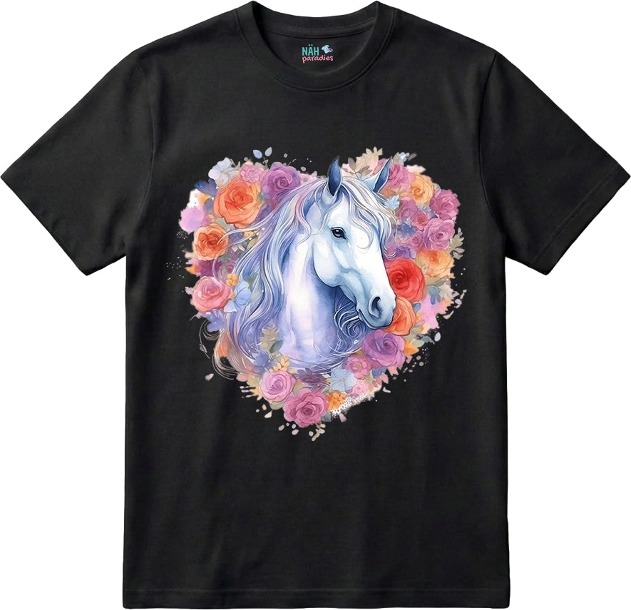 Bio T-Shirt Herzliches Pferd