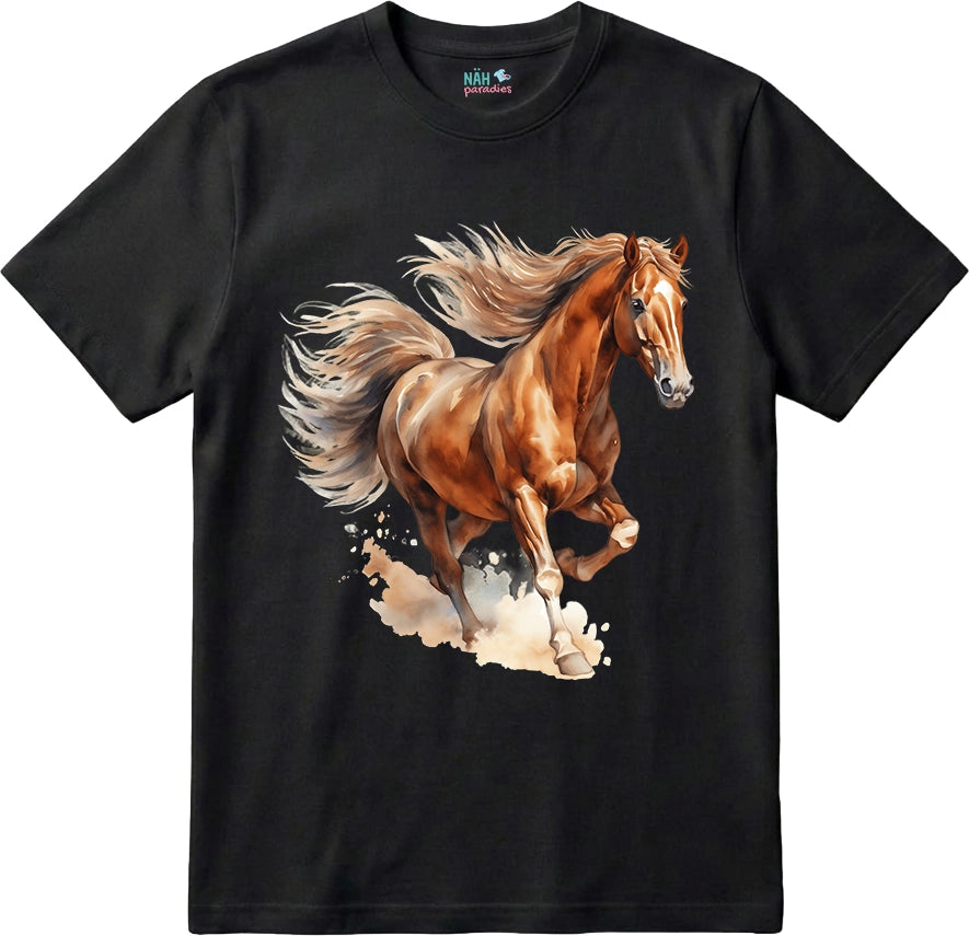 Bio T-Shirt Rennpferd
