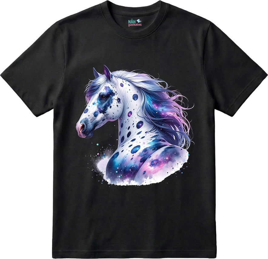 Bio T-Shirt Galaxie Pferd Pünktchen