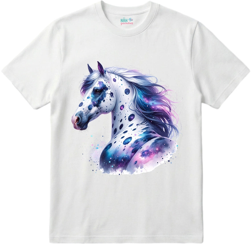 Bio T-Shirt Galaxie Pferd Pünktchen