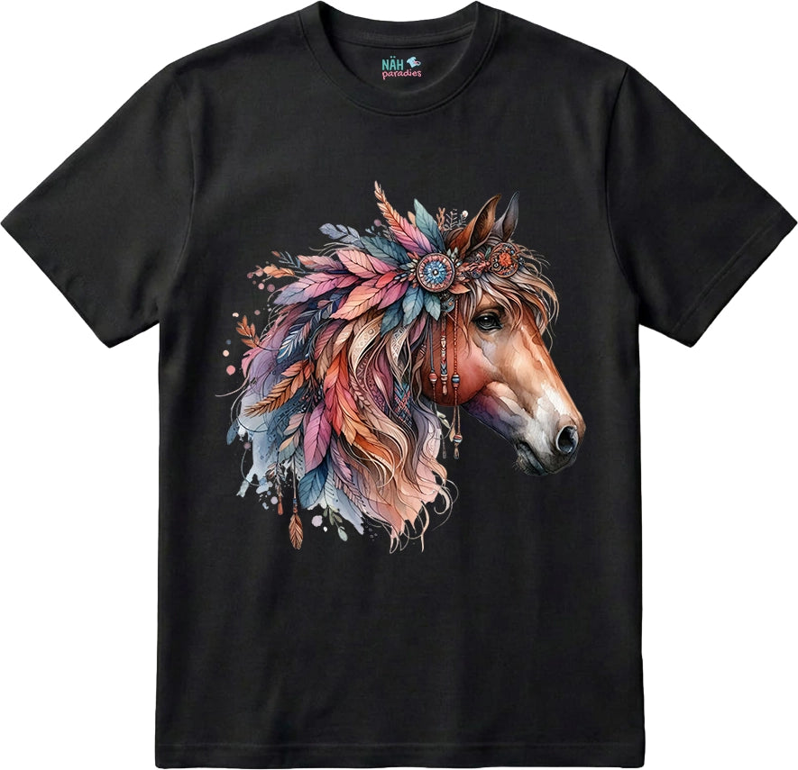 Bio T-Shirt Boho Pferd Earth Spirit