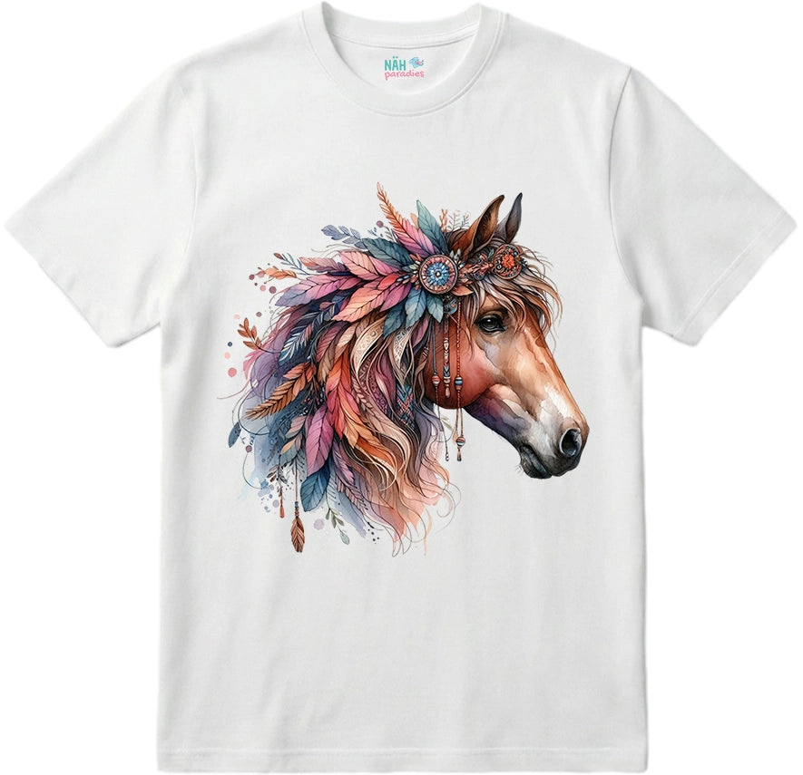 Bio T-Shirt Boho Pferd Earth Spirit