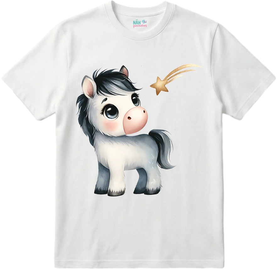 Bio T-Shirt Pony und Sternschnuppe