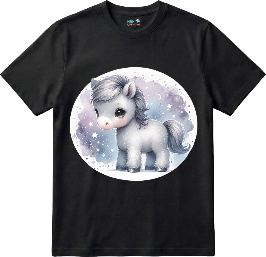 Bio T-Shirt Nachthimmel Pony