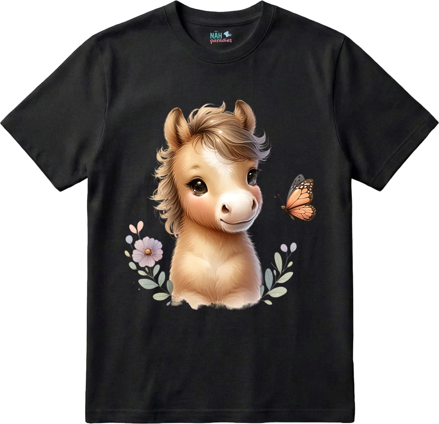 Bio T-Shirt Goldpony mit Schmetterling