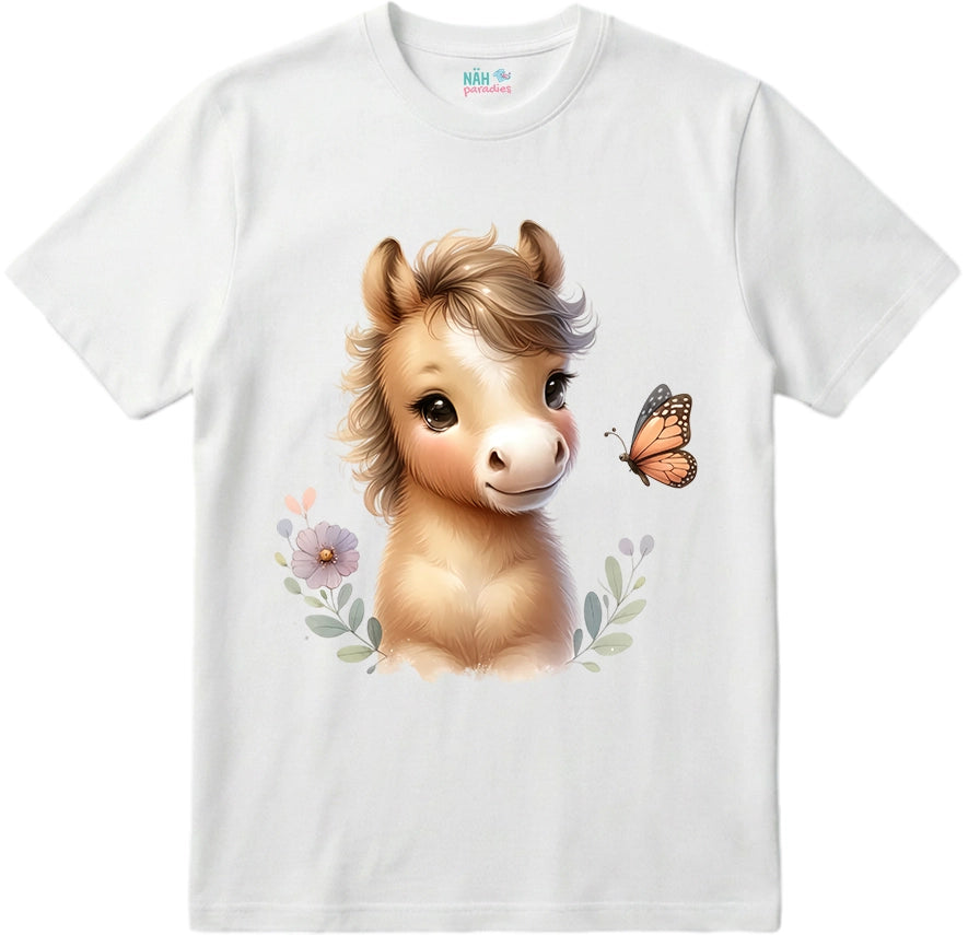 Bio T-Shirt Goldpony mit Schmetterling